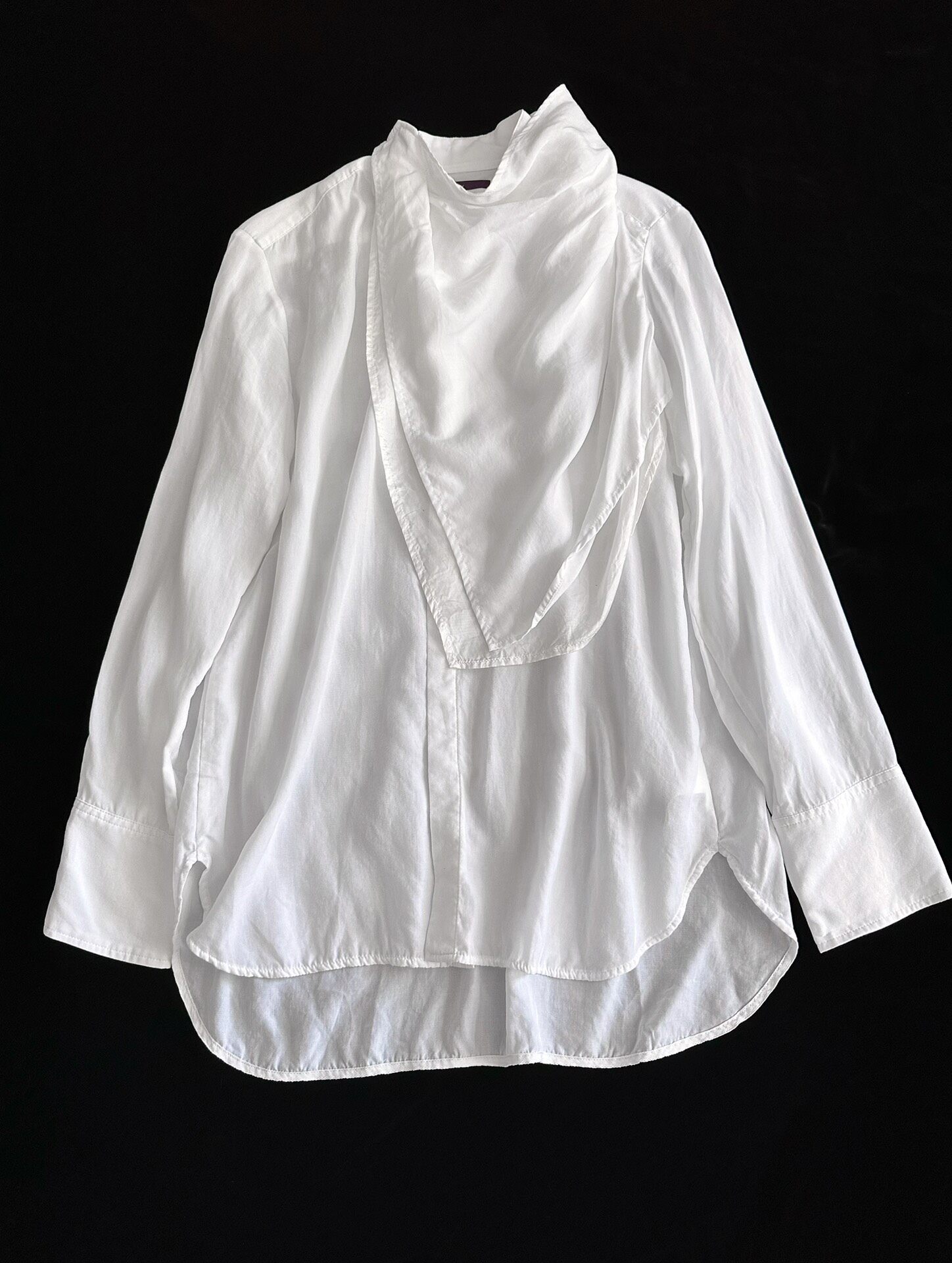Y's Double-Layer Collar Long Sleeve Shirt