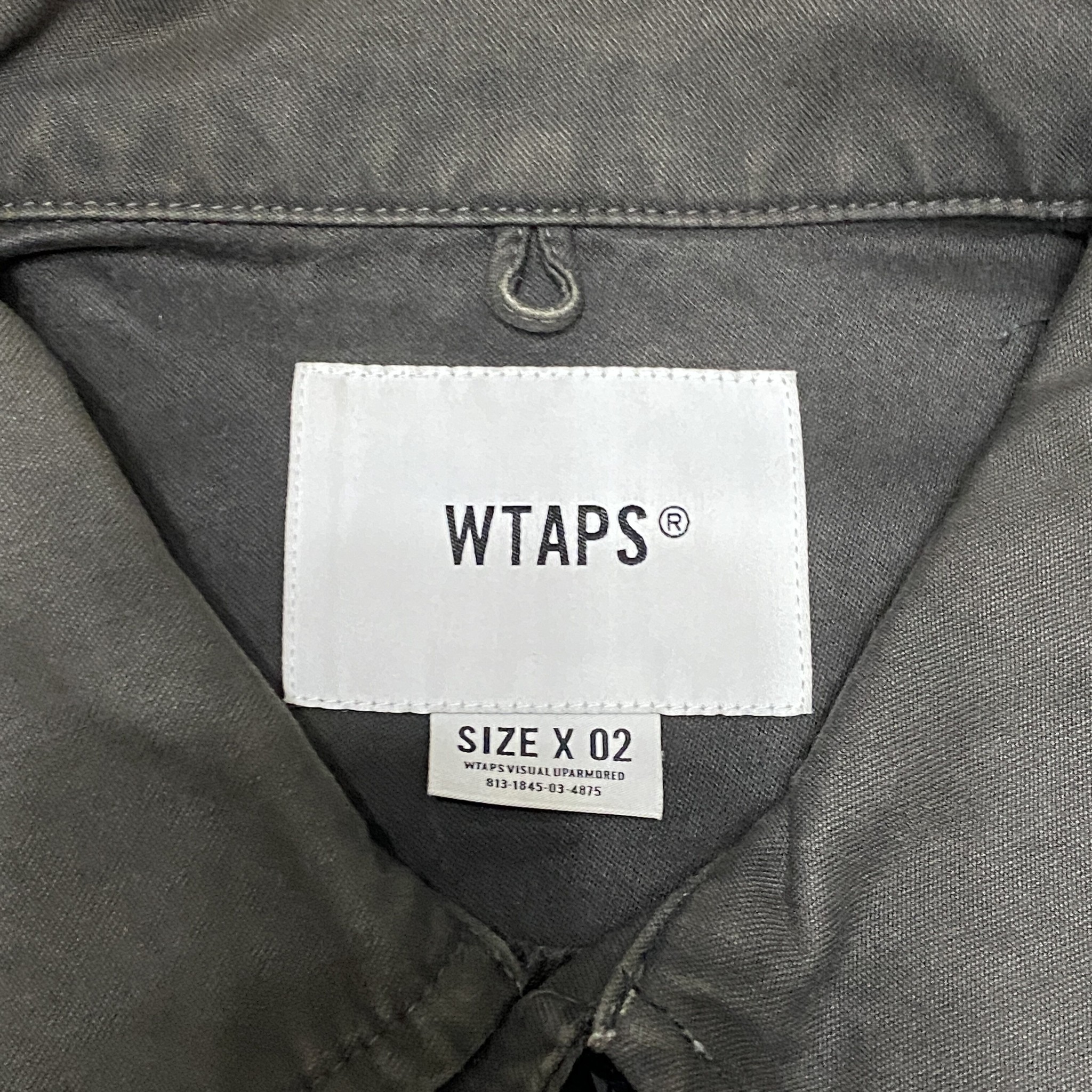 WTAPS 20SS Jungle Utility Jacket — label