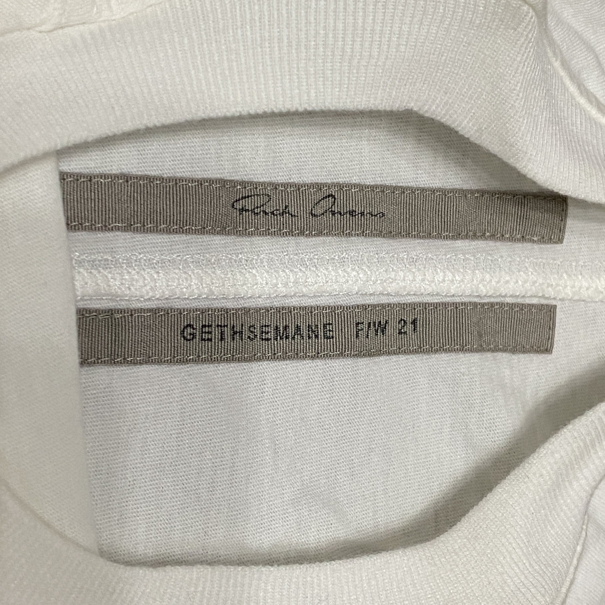Rick Owens Mainline Sleeveless Vest — label