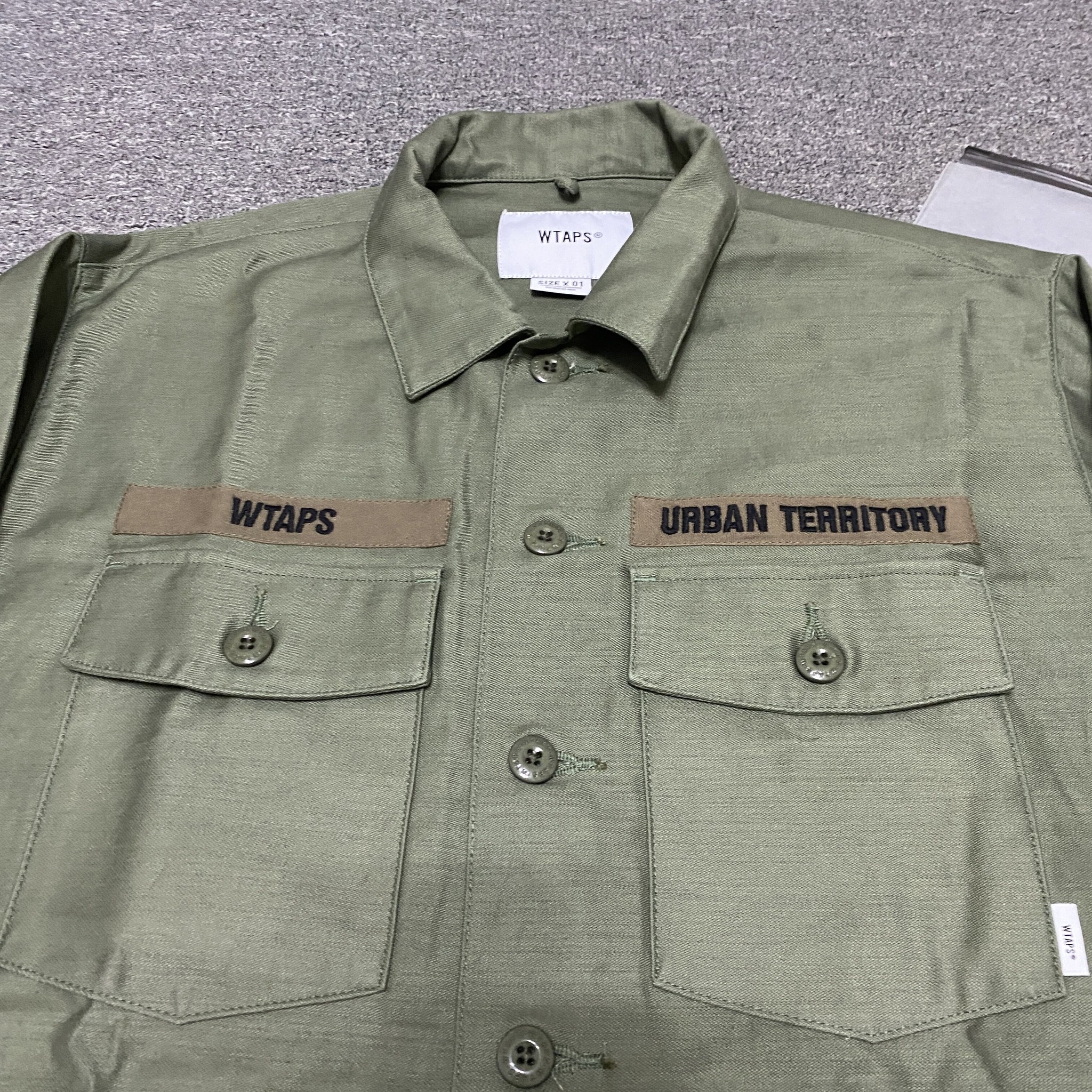 WTAPS 20AW BUDS Dual Pocket Shirt — back