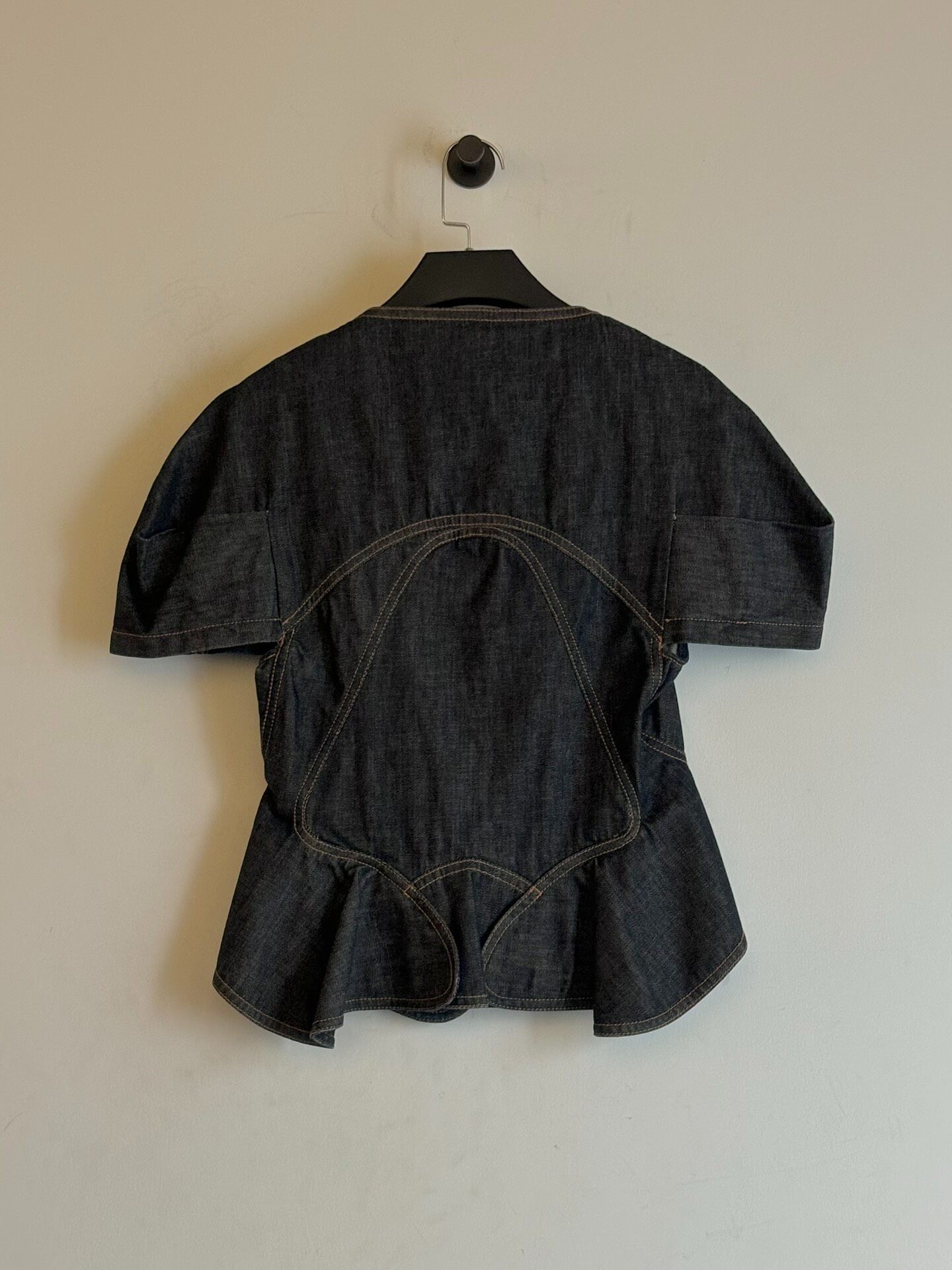 Alexander McQueen S/S10 Atlantis Denim Jacket — label