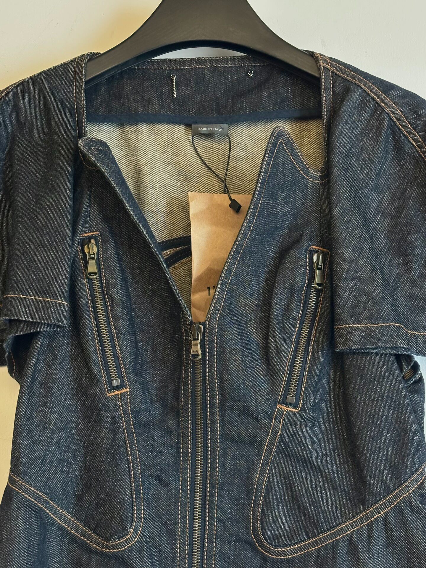 Alexander McQueen S/S10 Atlantis Denim Jacket — detail