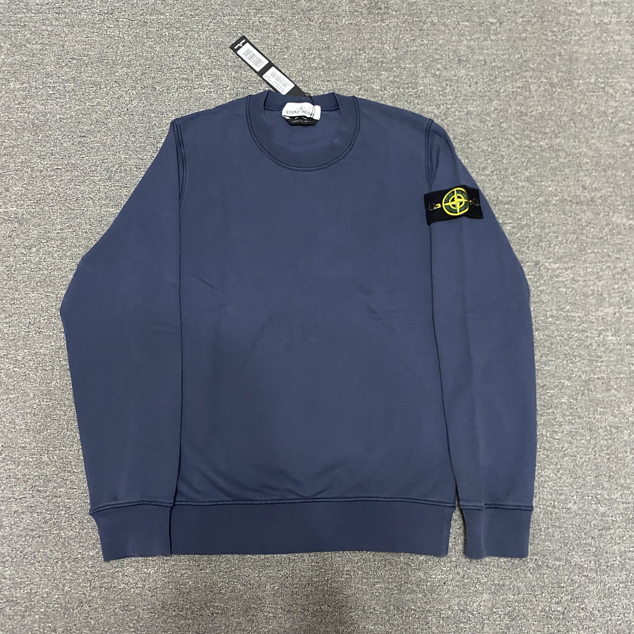 Stone Island Navy Crewneck Sweatshirt