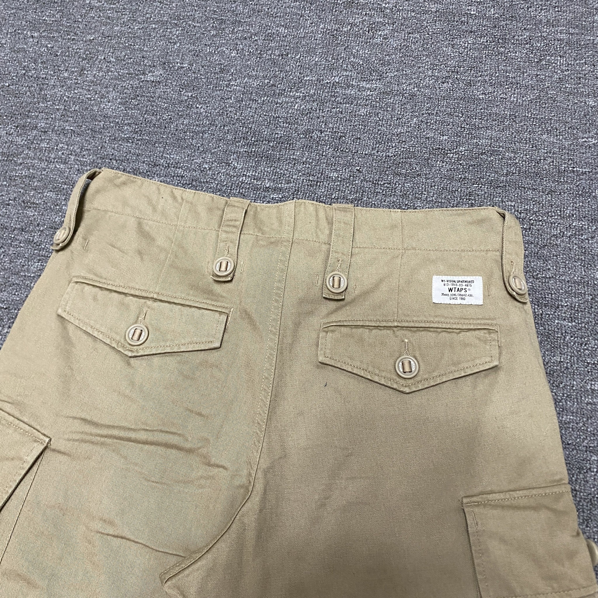 WTAPS 18SS Cargo Shorts — detail