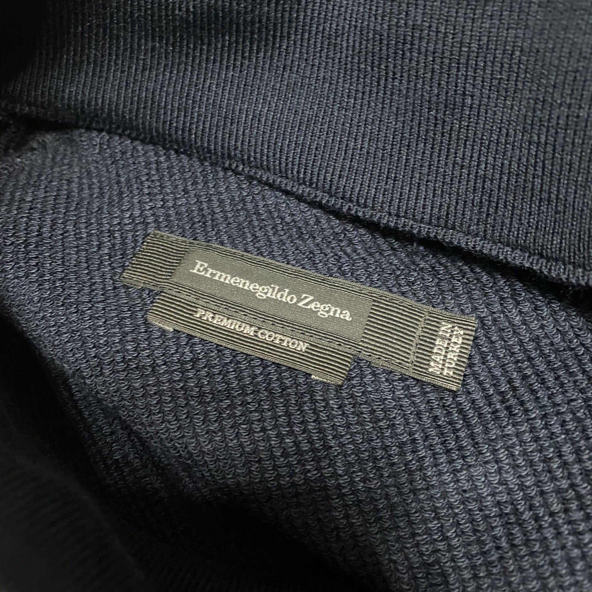 Ermenegildo Zegna Navy Jogger Pants — back