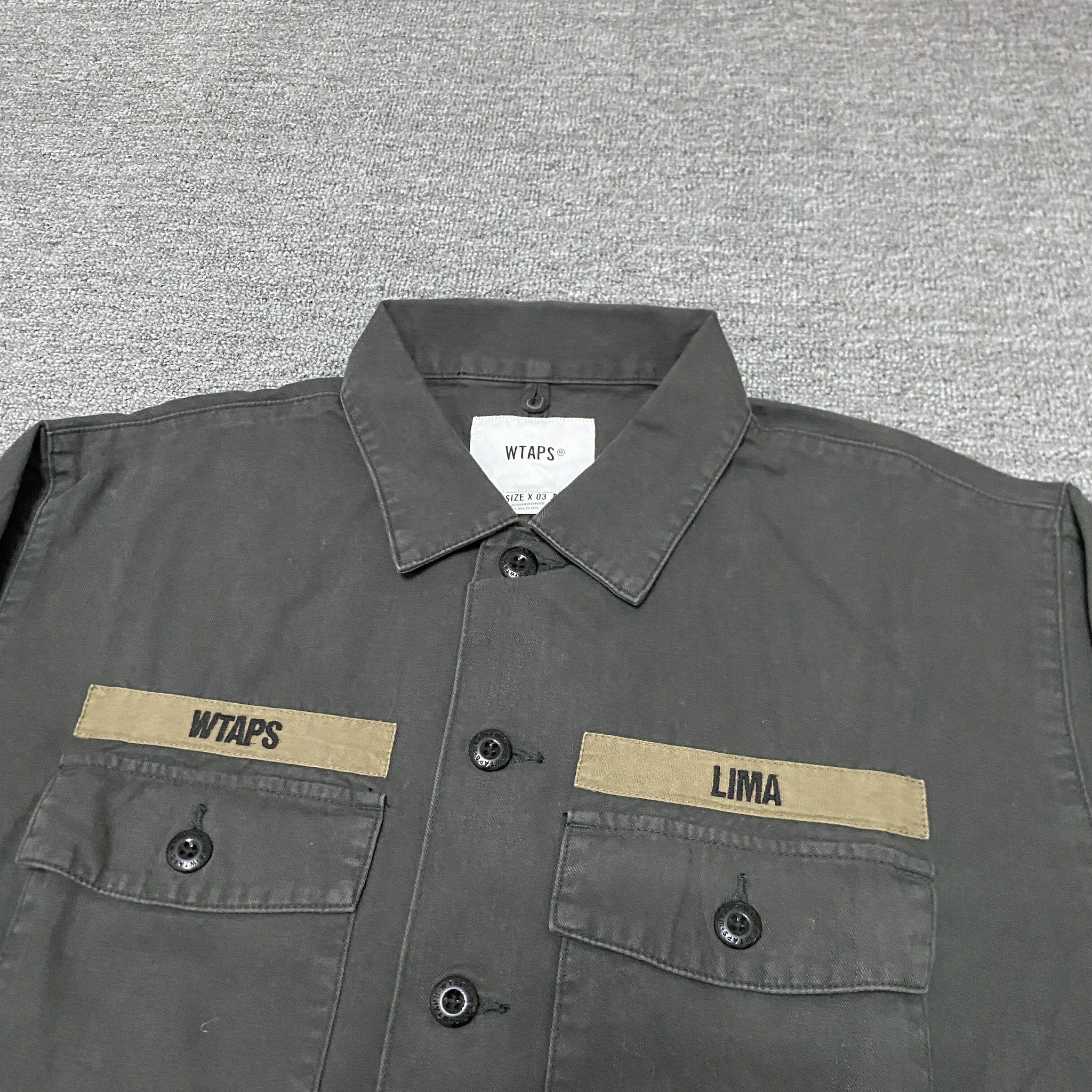 WTAPS 19SS BUDS Long-Sleeve Shirt — back
