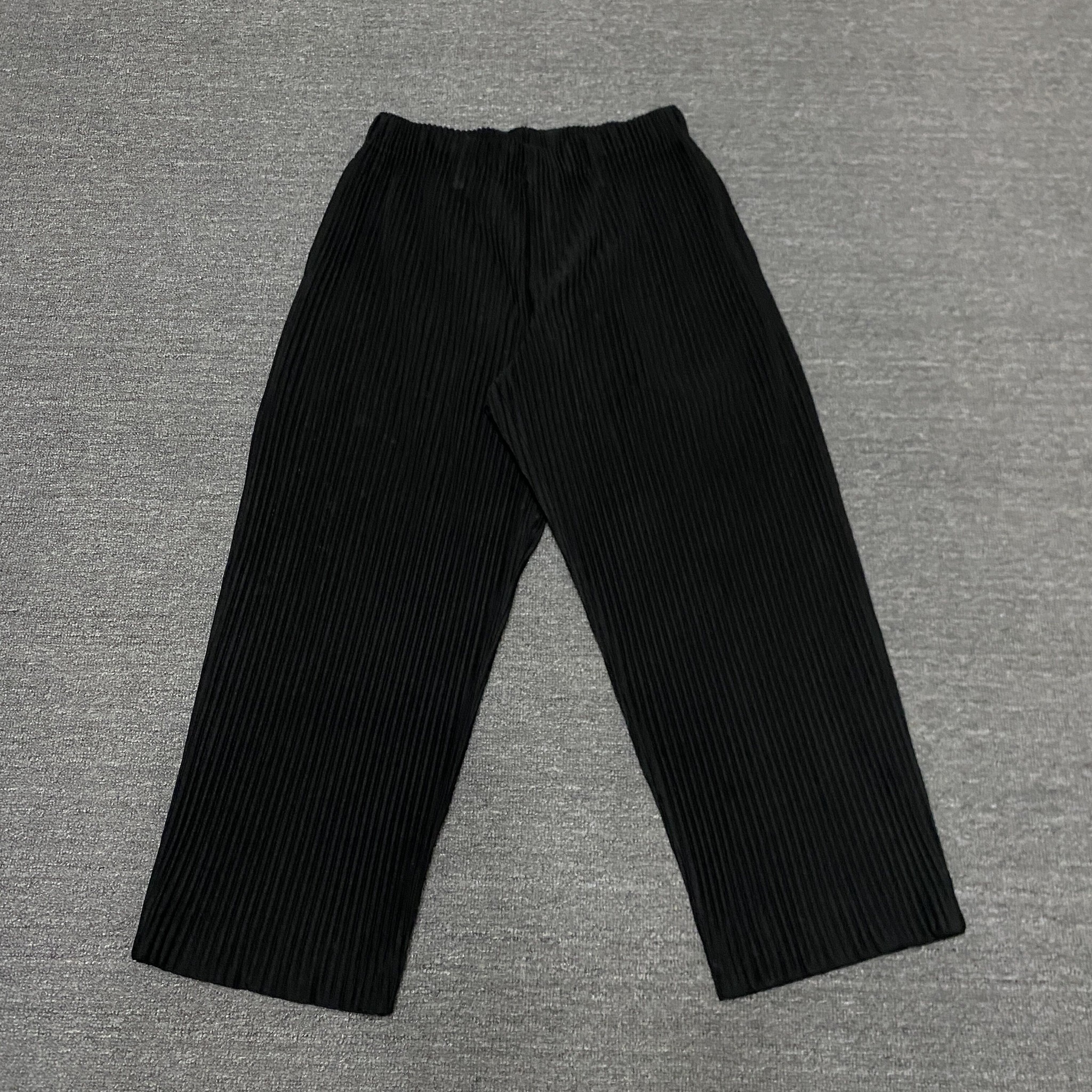 Issey Miyake JF150 Pleated Casual Pants — front