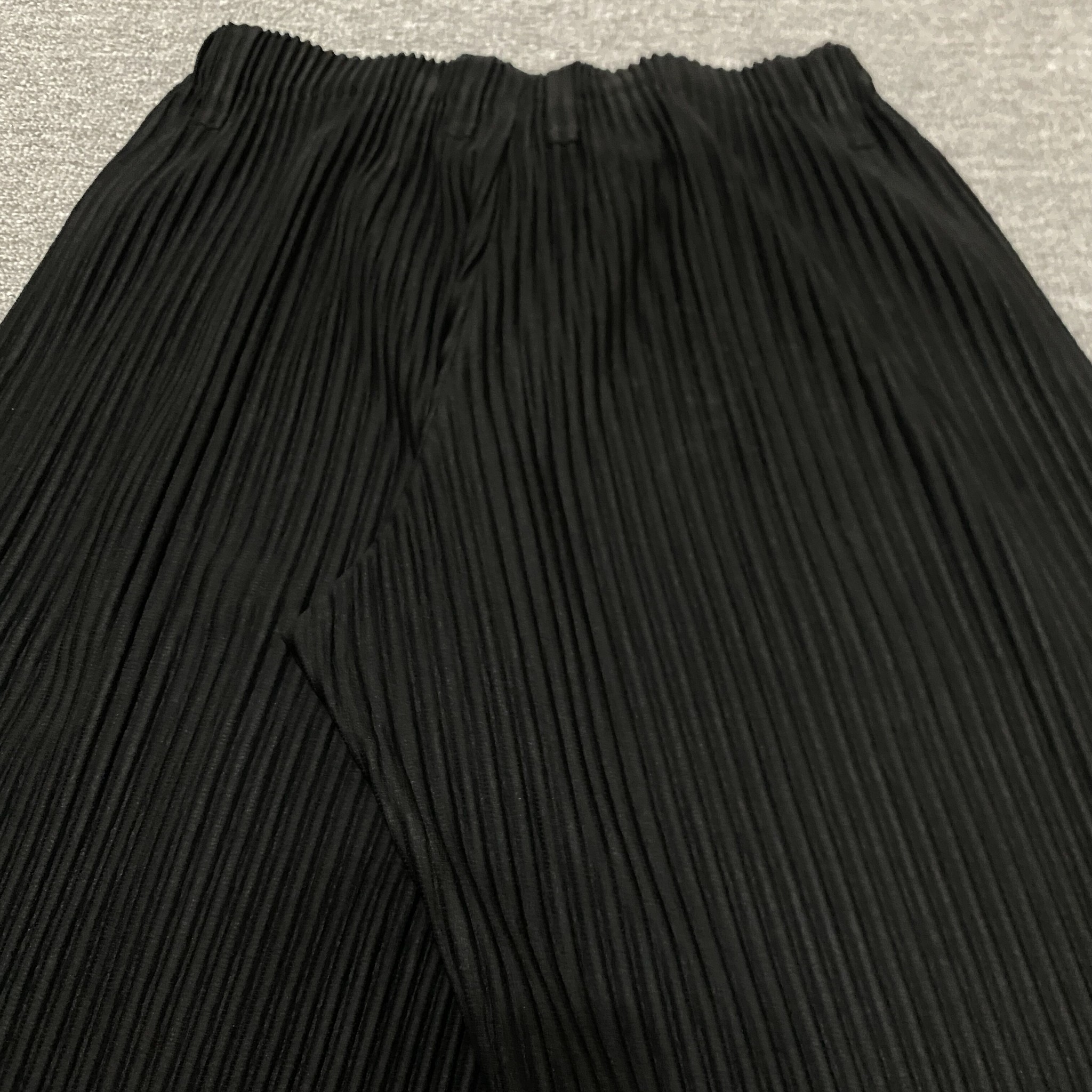 Issey Miyake JF150 Pleated Casual Pants — detail