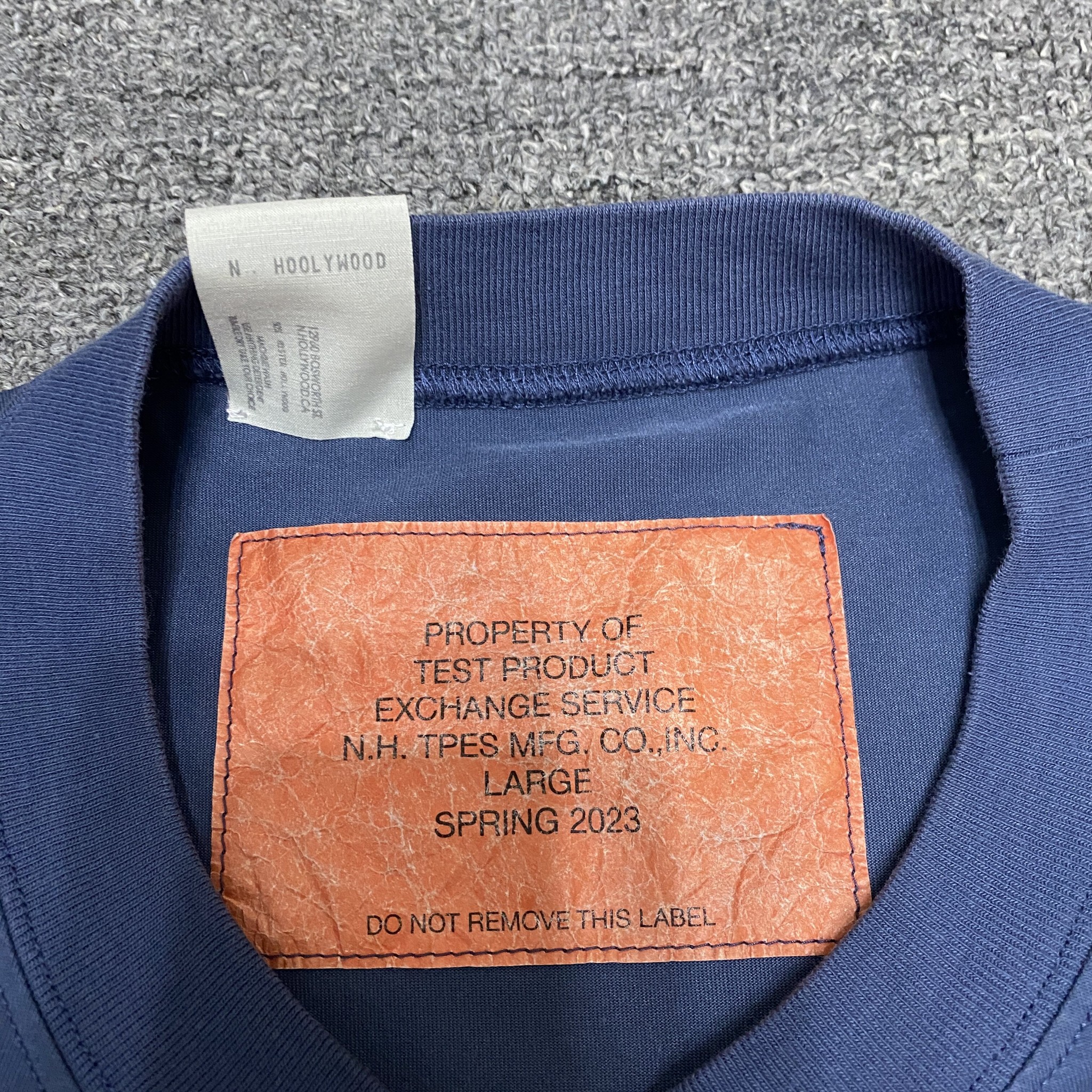 N.HOOLYWOOD 23SS Military Short Sleeve — back