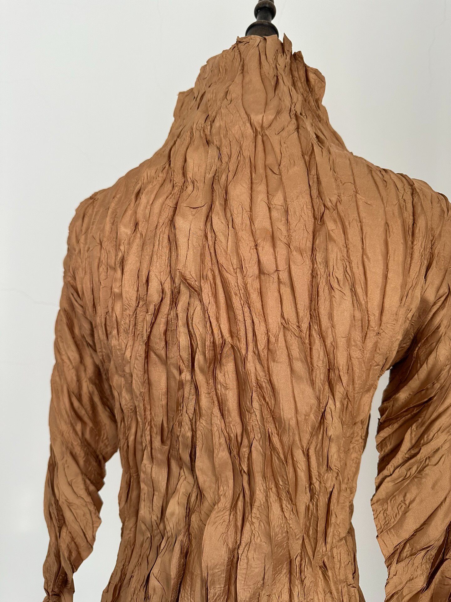Issey Miyake Pleated Tulle Top — back