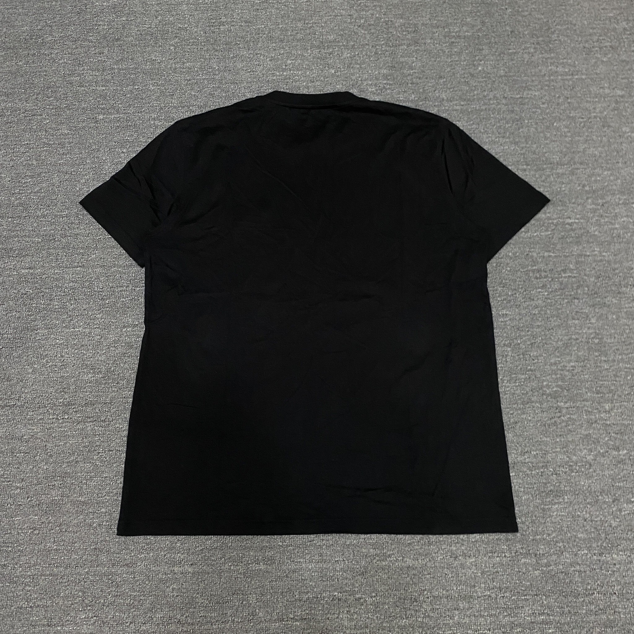 Givenchy Leather Logo Short Sleeve Tee — front