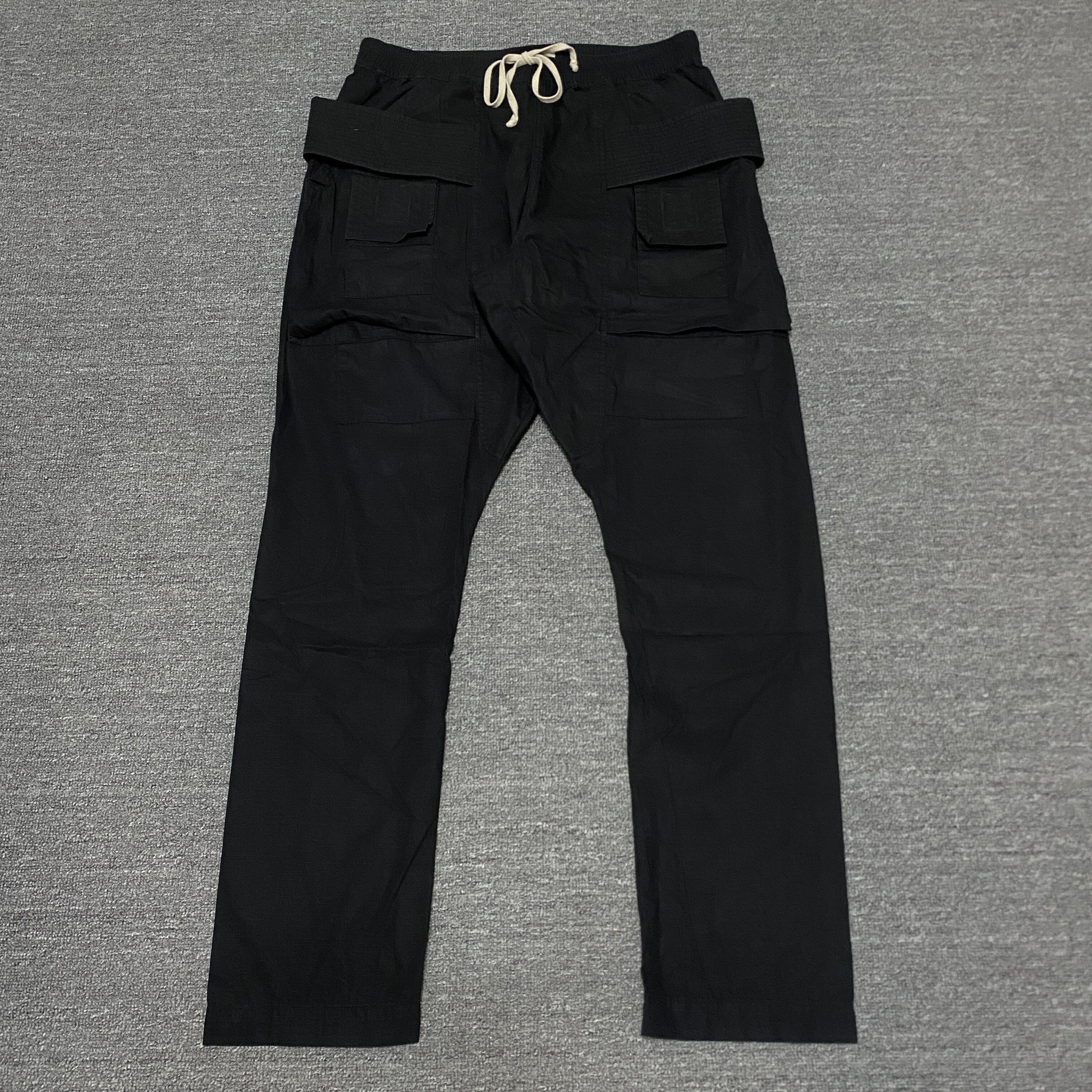 Rick Owens Double Ring Casual Cargo Pants