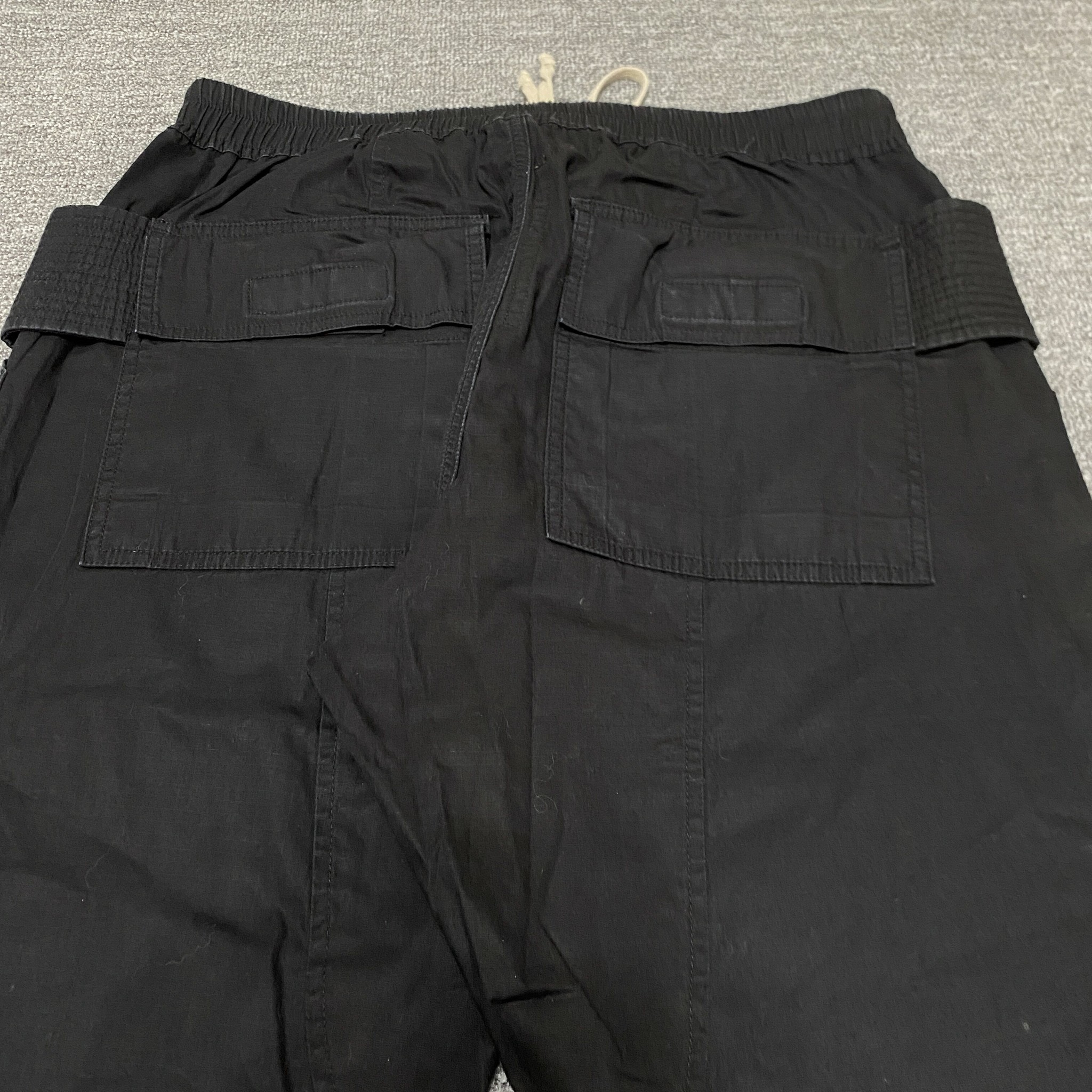 Rick Owens Double Ring Casual Cargo Pants — back