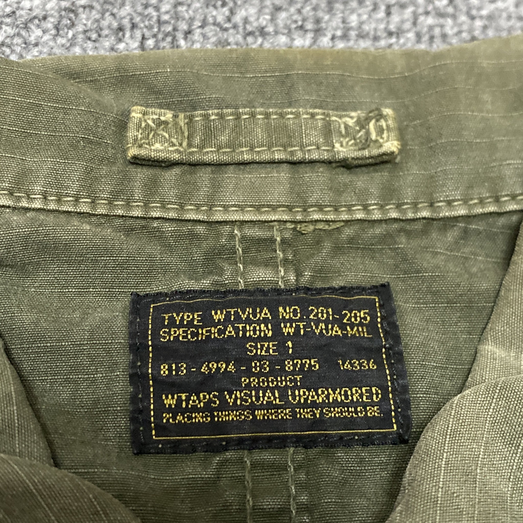WTAPS 13ss Jungle Crossbones Jacket — back