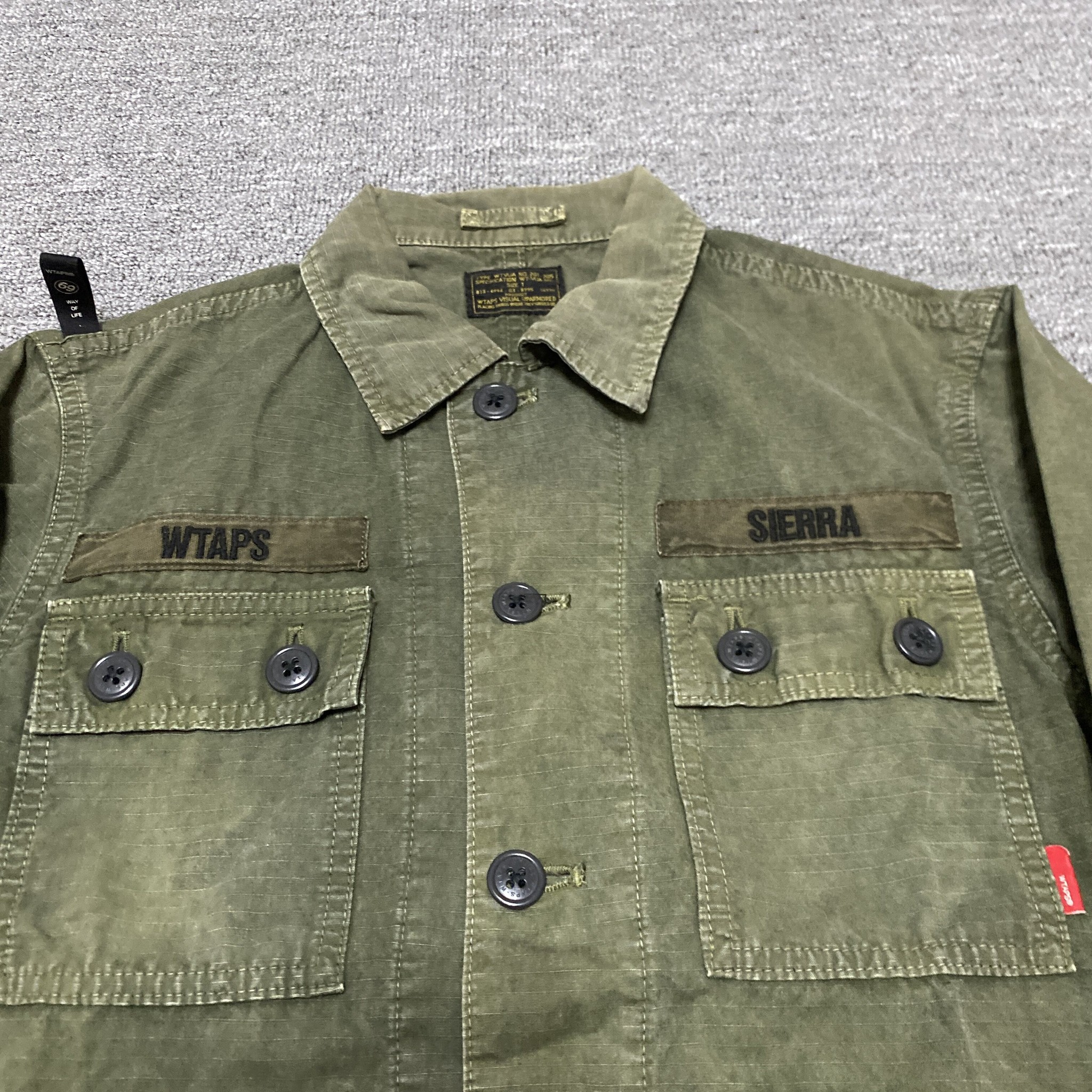 WTAPS 13ss Jungle Crossbones Jacket — detail