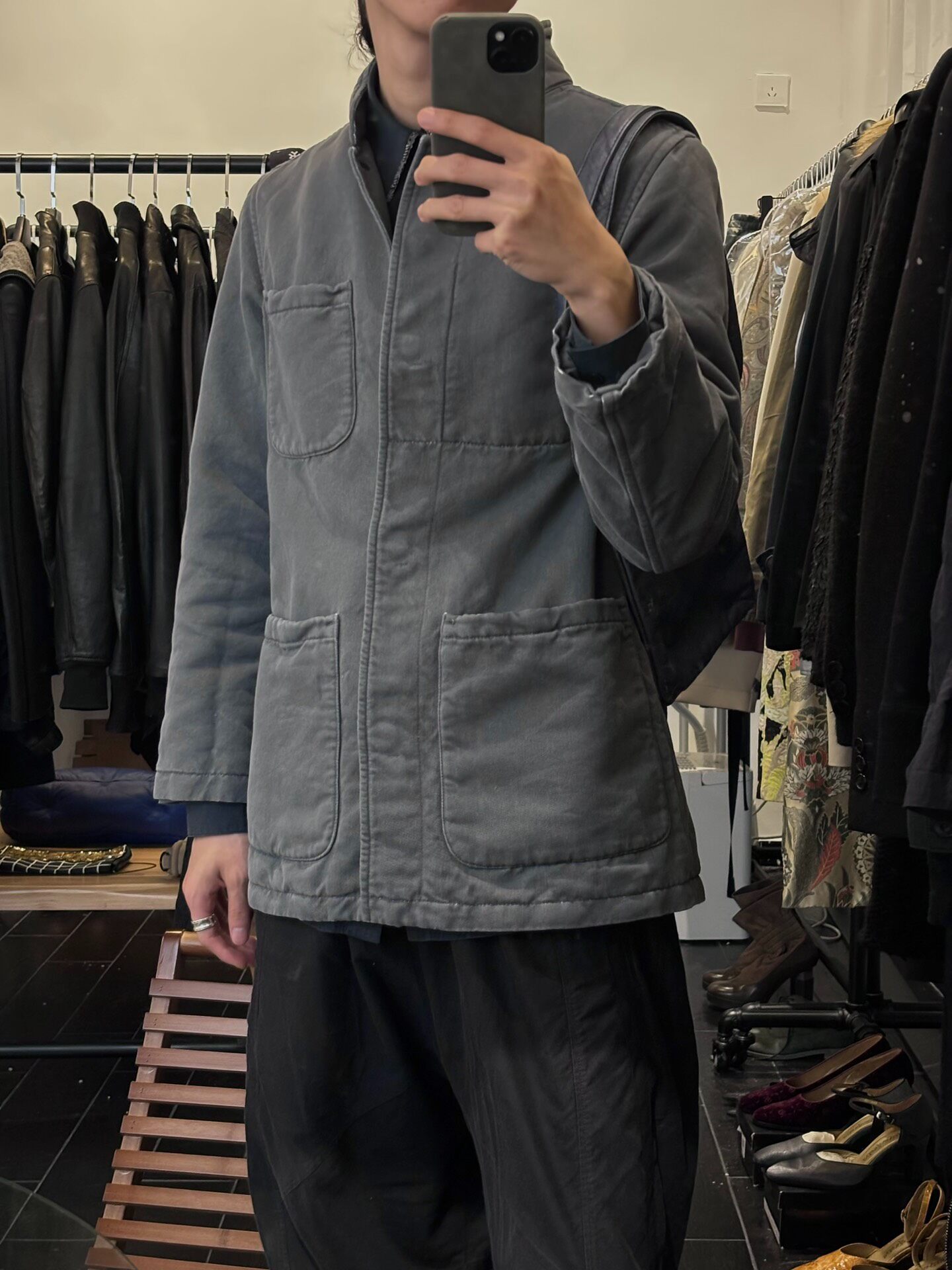 Maison Martin Margiela Asymmetrical Pocket Jacket — front