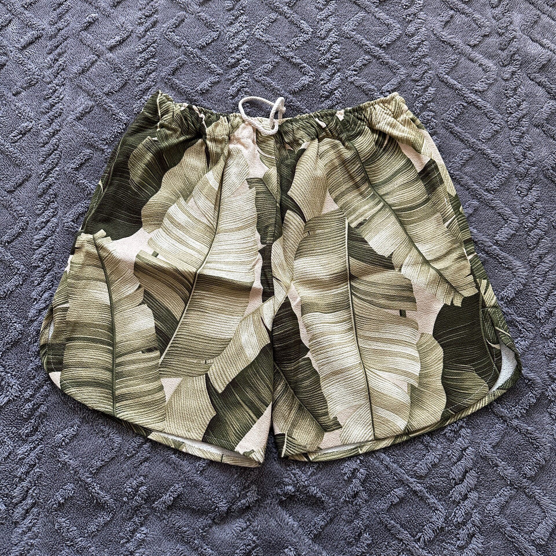 Jungle Gurl SS21 Banana Leaf Shorts