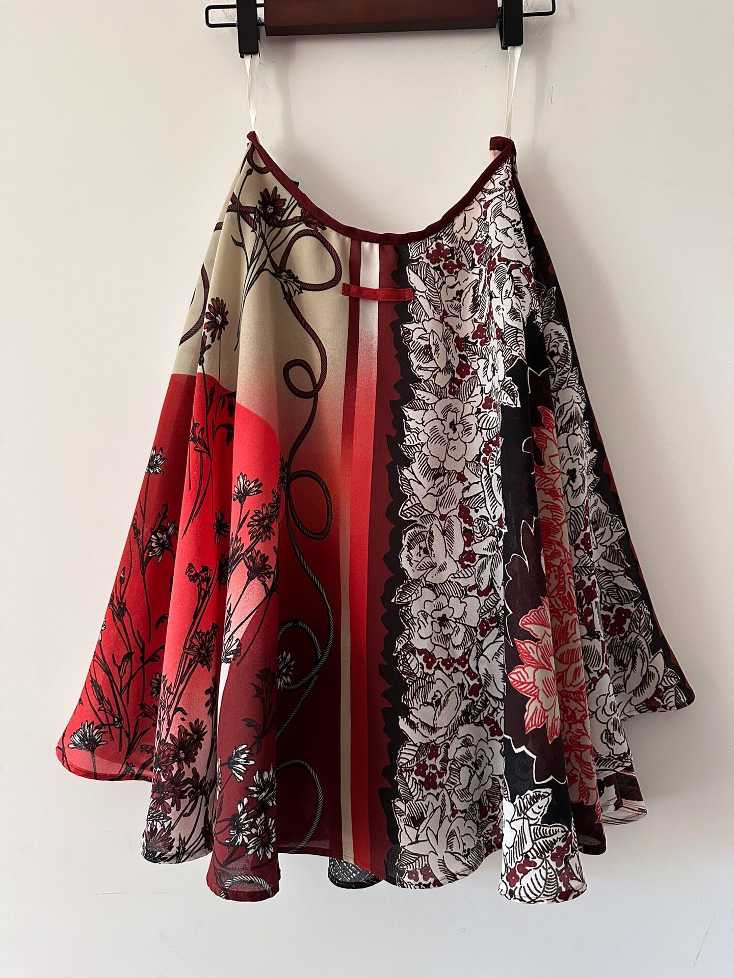 Jean Paul Gaultier Vintage Floral Half-Skirt