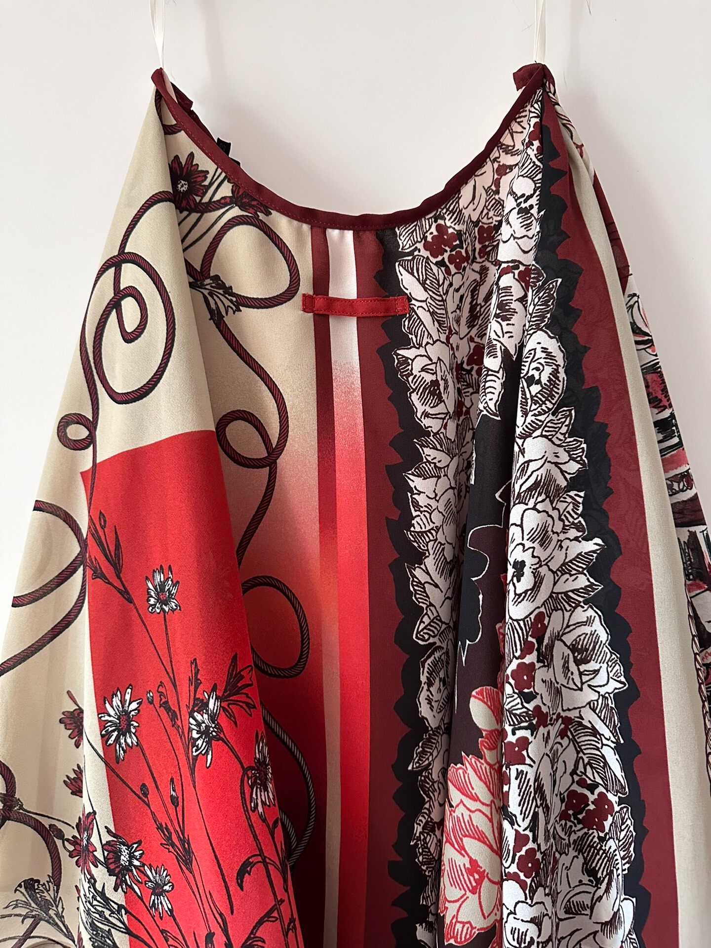 Jean Paul Gaultier Vintage Floral Half-Skirt — detail