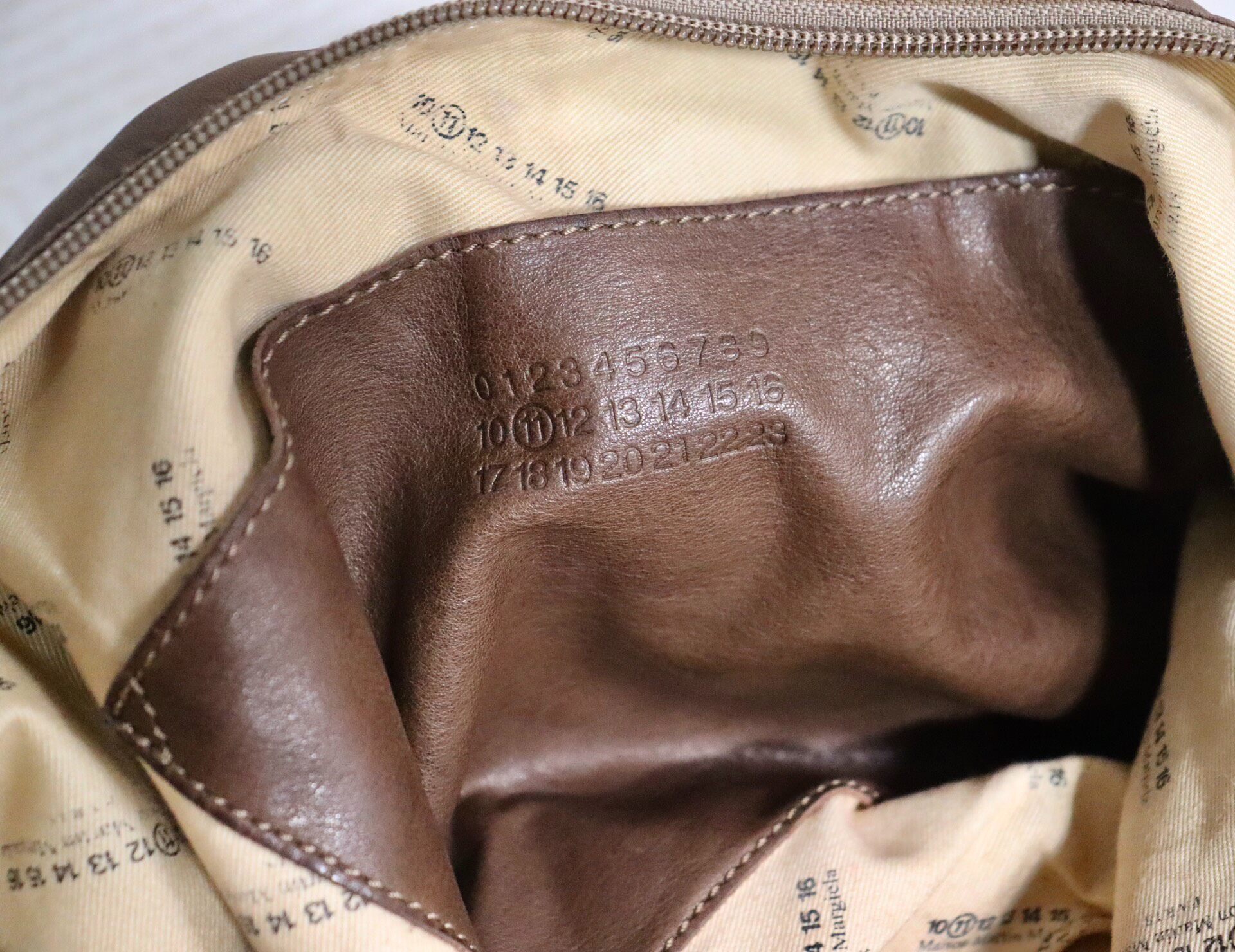 Maison Margiela Archive Fringe Leather Bag — detail