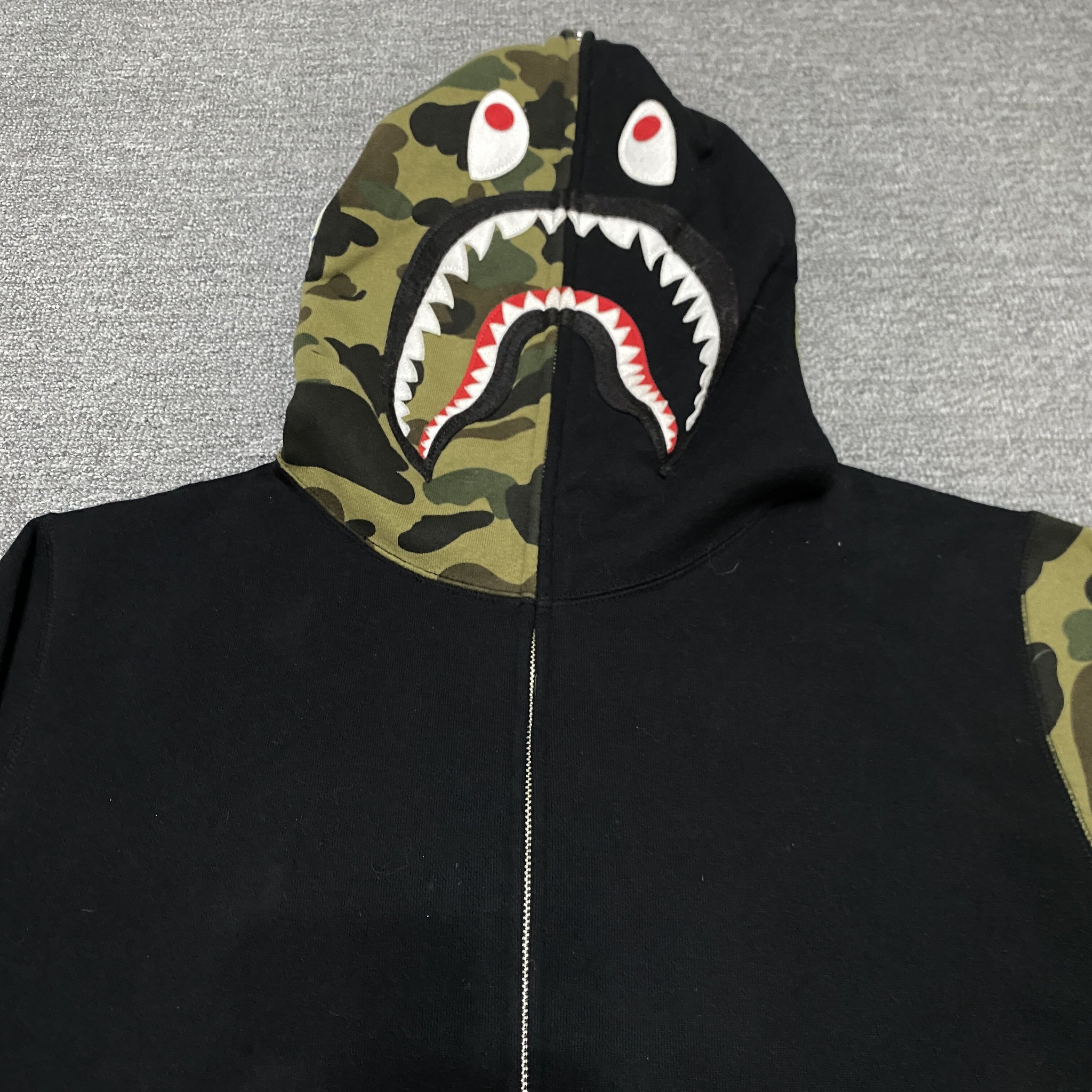 BAPE Shark Zip-Up Hoodie — back