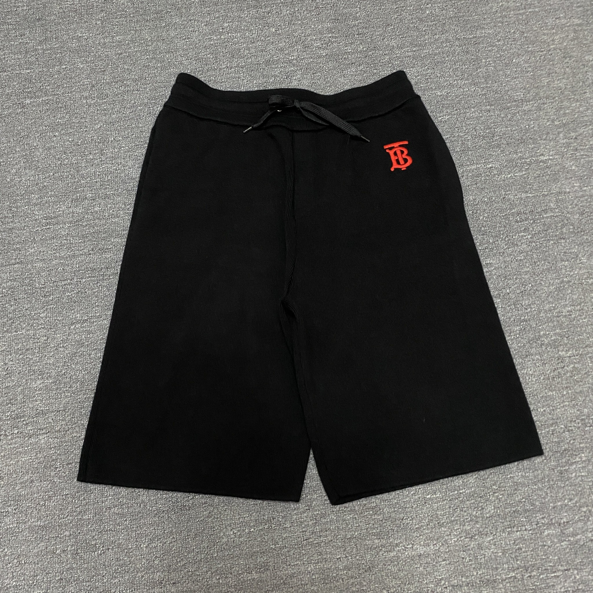 Burberry TB Embroidered Wool Shorts