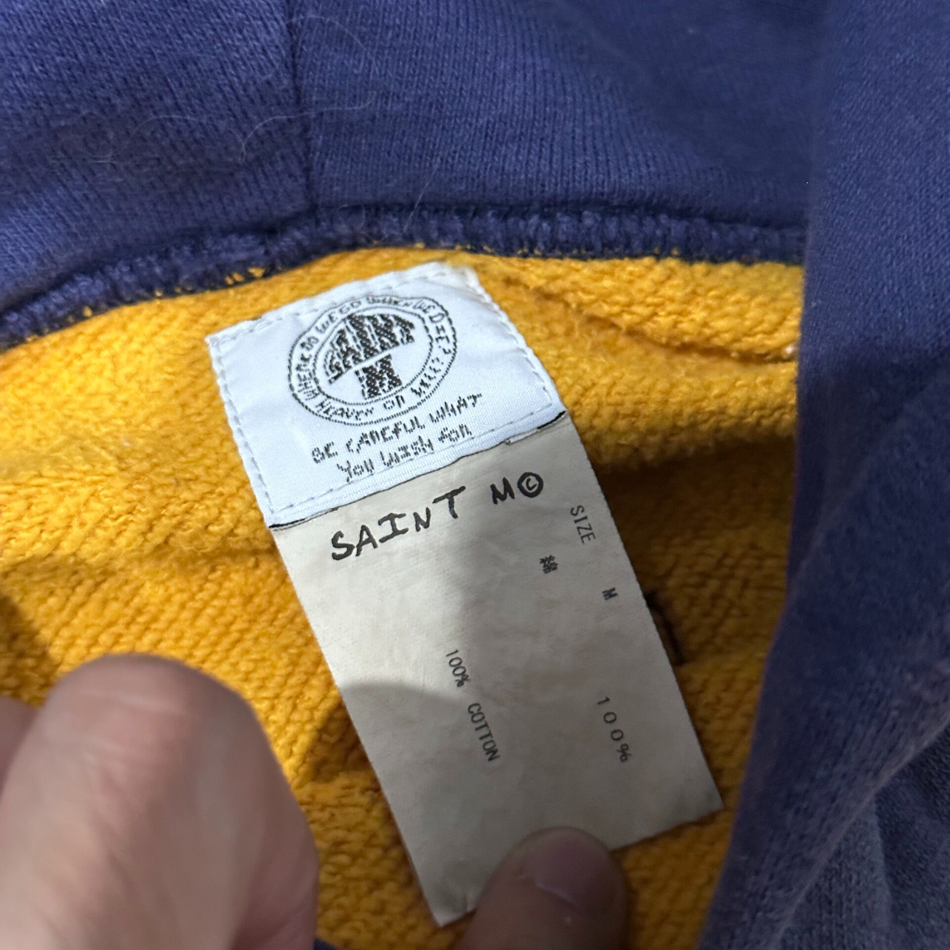 Saint Michael Lakers Distressed Hoodie — back