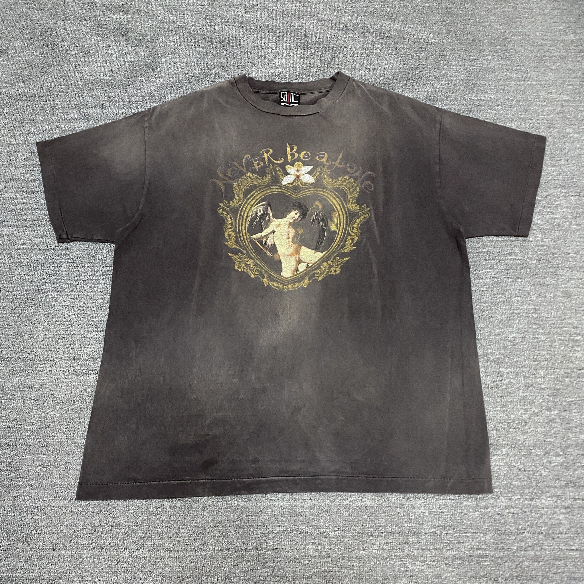Saint Michael Heart Angel Vintage Tee