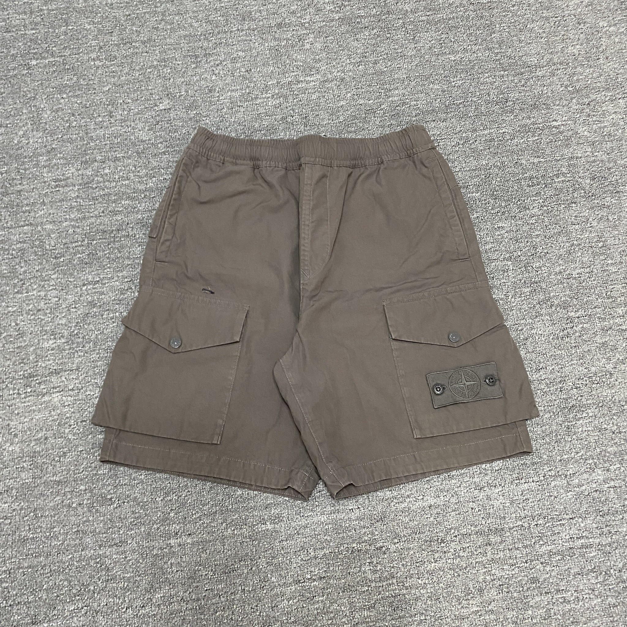 Stone Island Ghost Washed Cargo Shorts