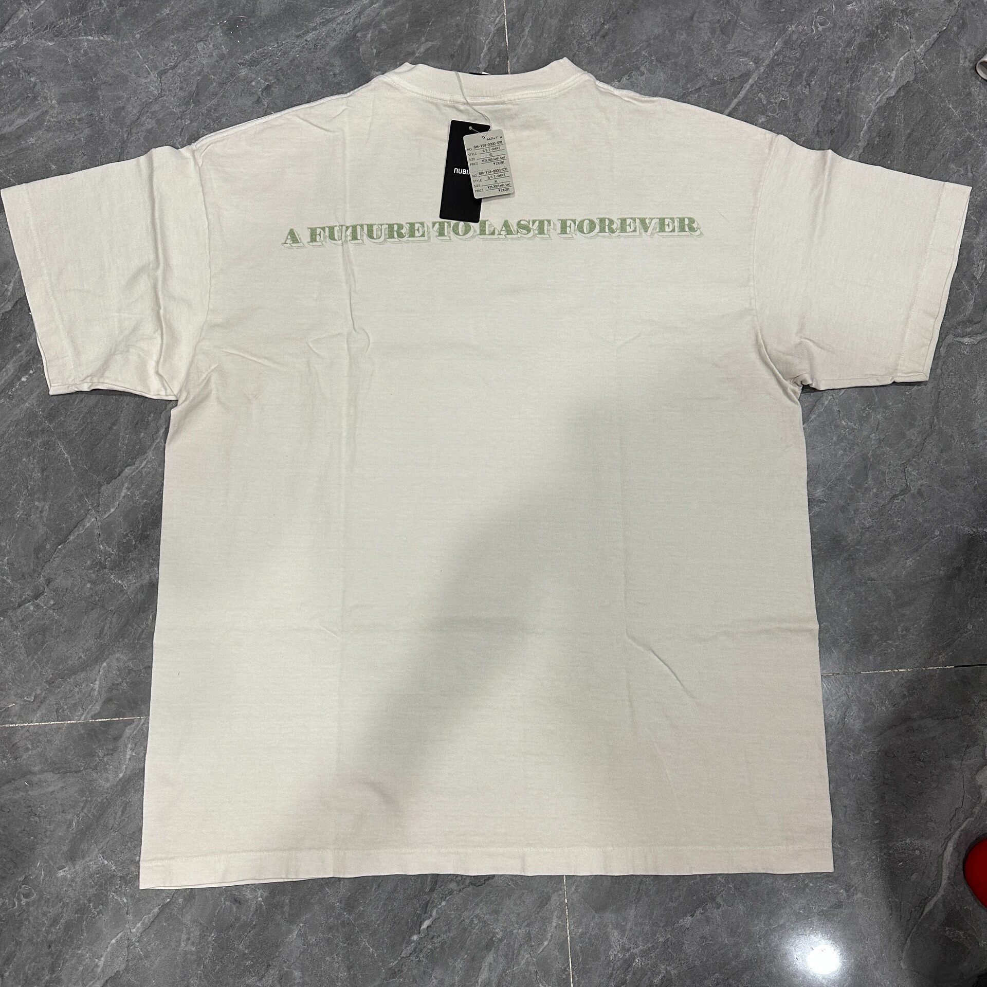 Saint Michael Off-White Short Sleeve Tee — front