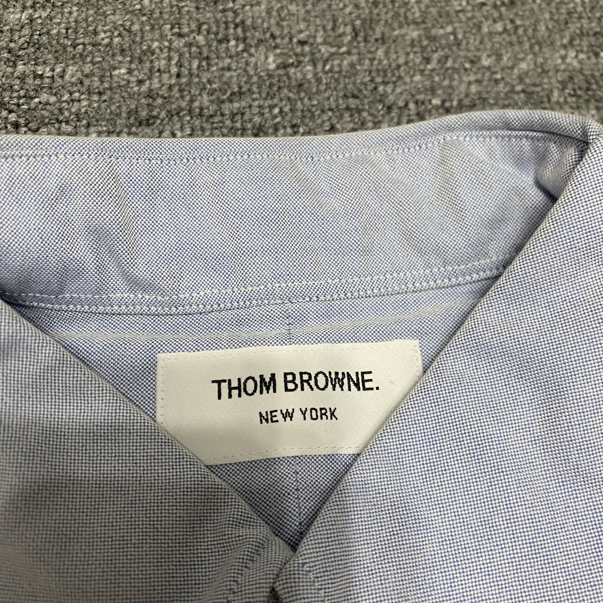 Thom Browne Striped Oxford Shirt — back