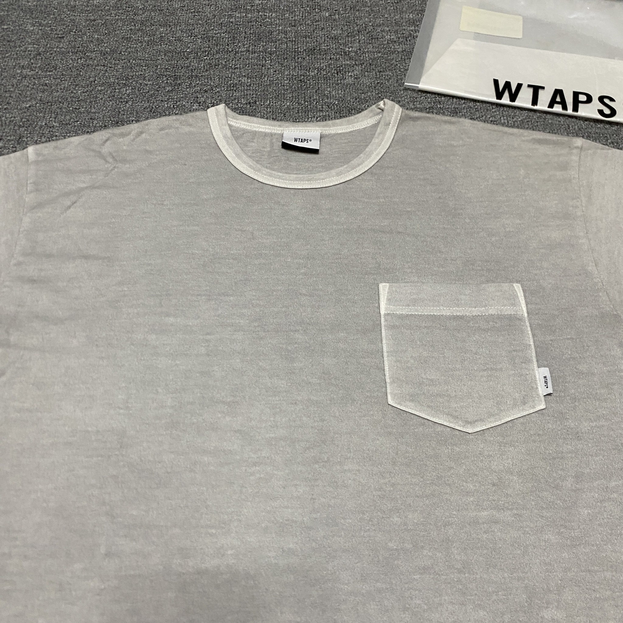 WTAPS 20ss Blank Pocket Tee — detail