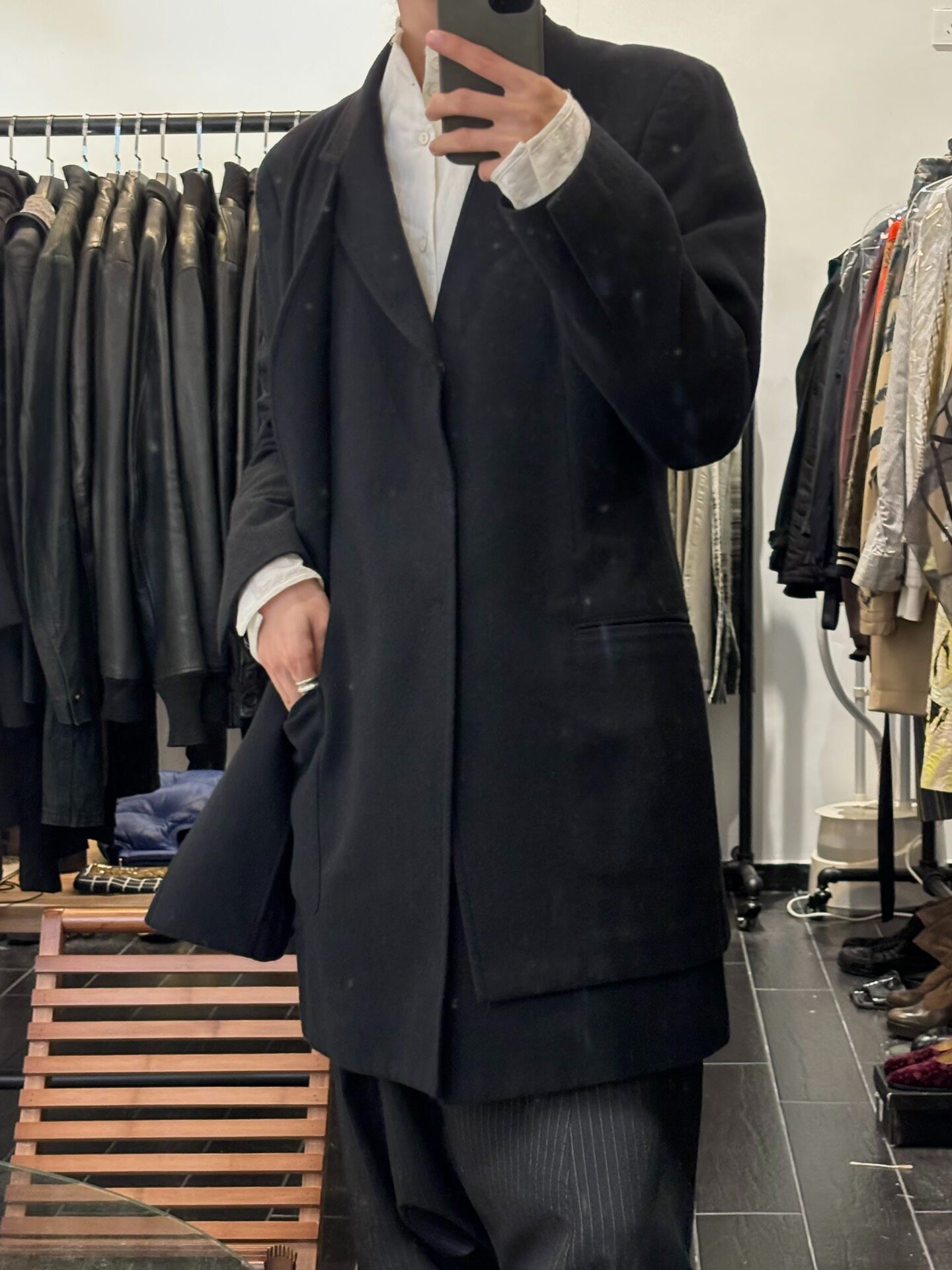 Yohji Yamamoto PourHomme F/W12 Wool Coat — front