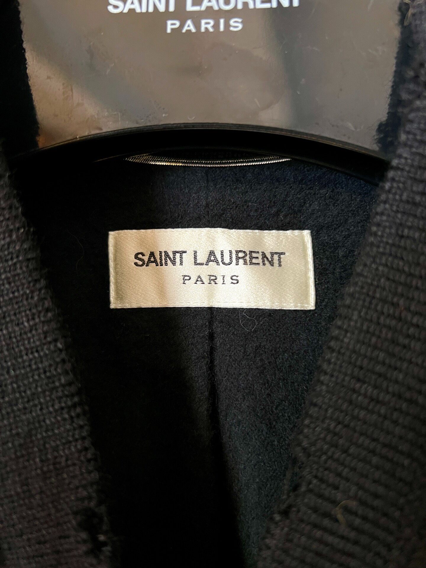 Saint Laurent 17FW Flamingo Silk Jacket — detail