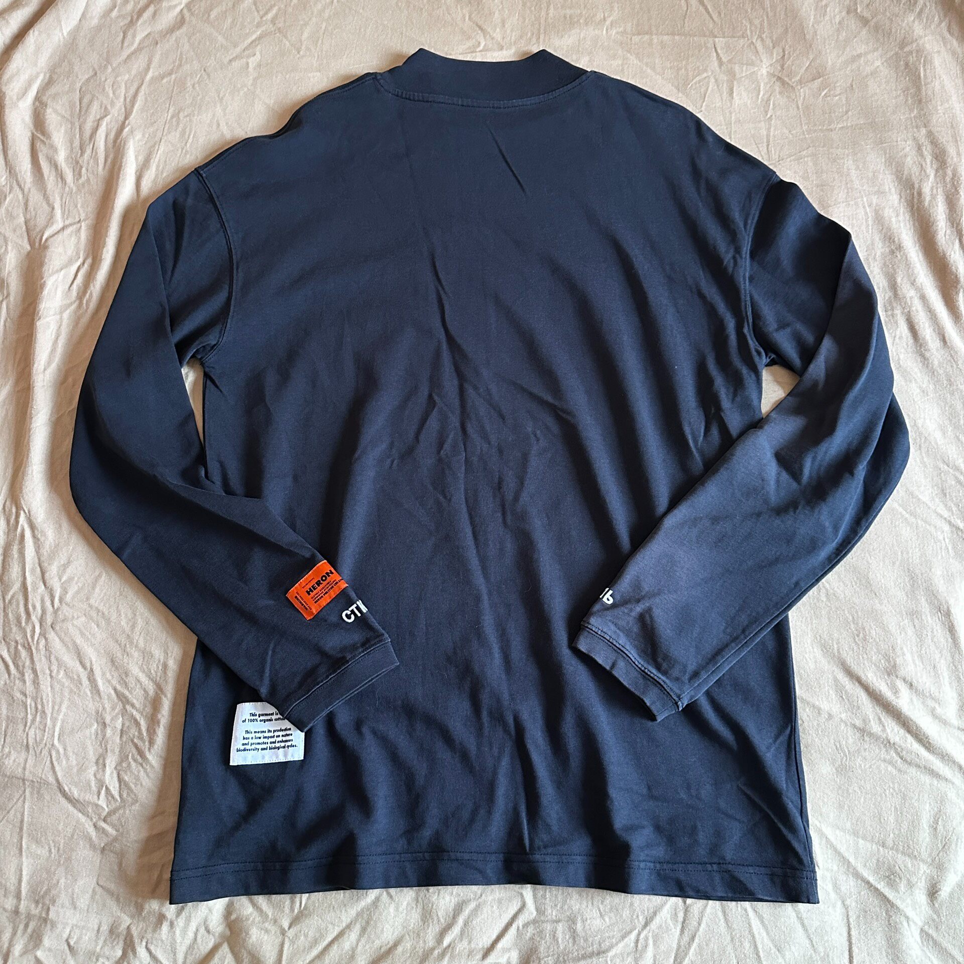 Heron Preston Mock Neck Long Sleeve Top — front