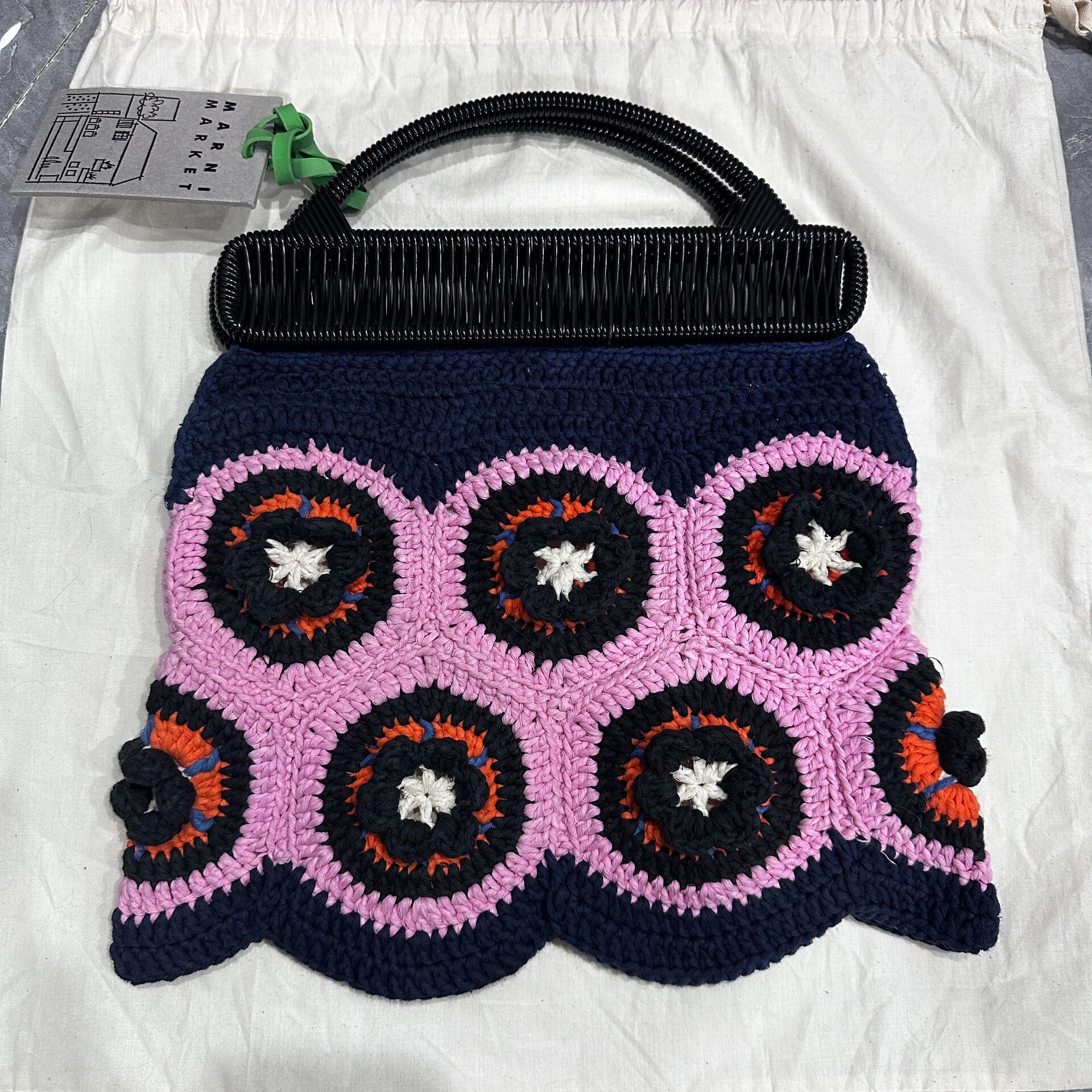 Marni Floral Crocheted Handbag