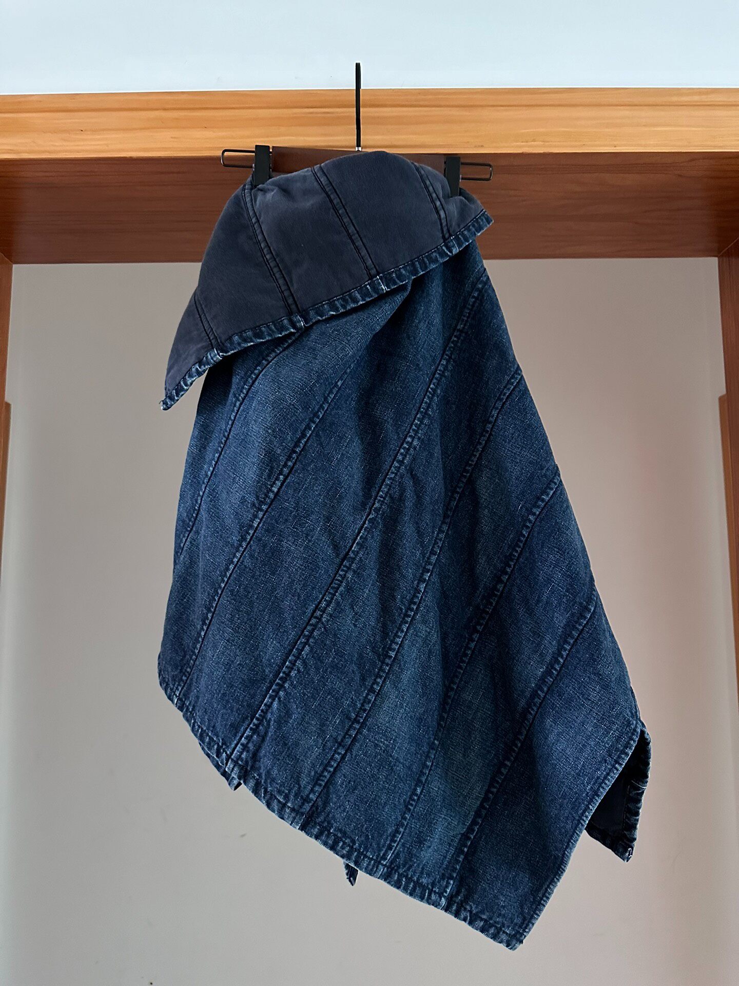 Comme des Garcons Tricot Denim Skirt — detail