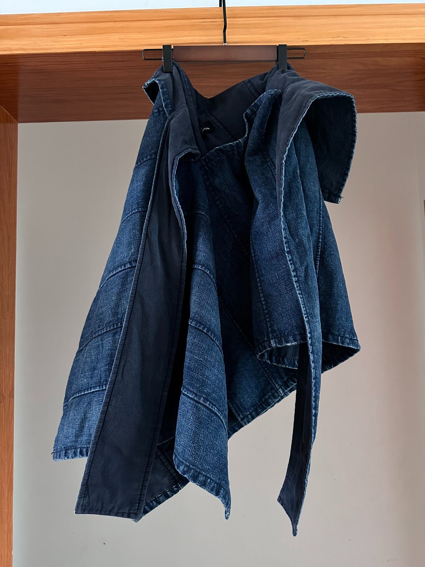 Comme des Garcons Tricot Denim Skirt — back