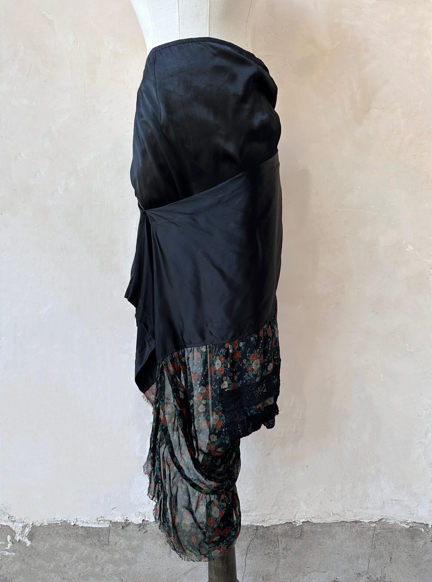 Junya Watanabe Floral Asymmetrical Lace Skirt