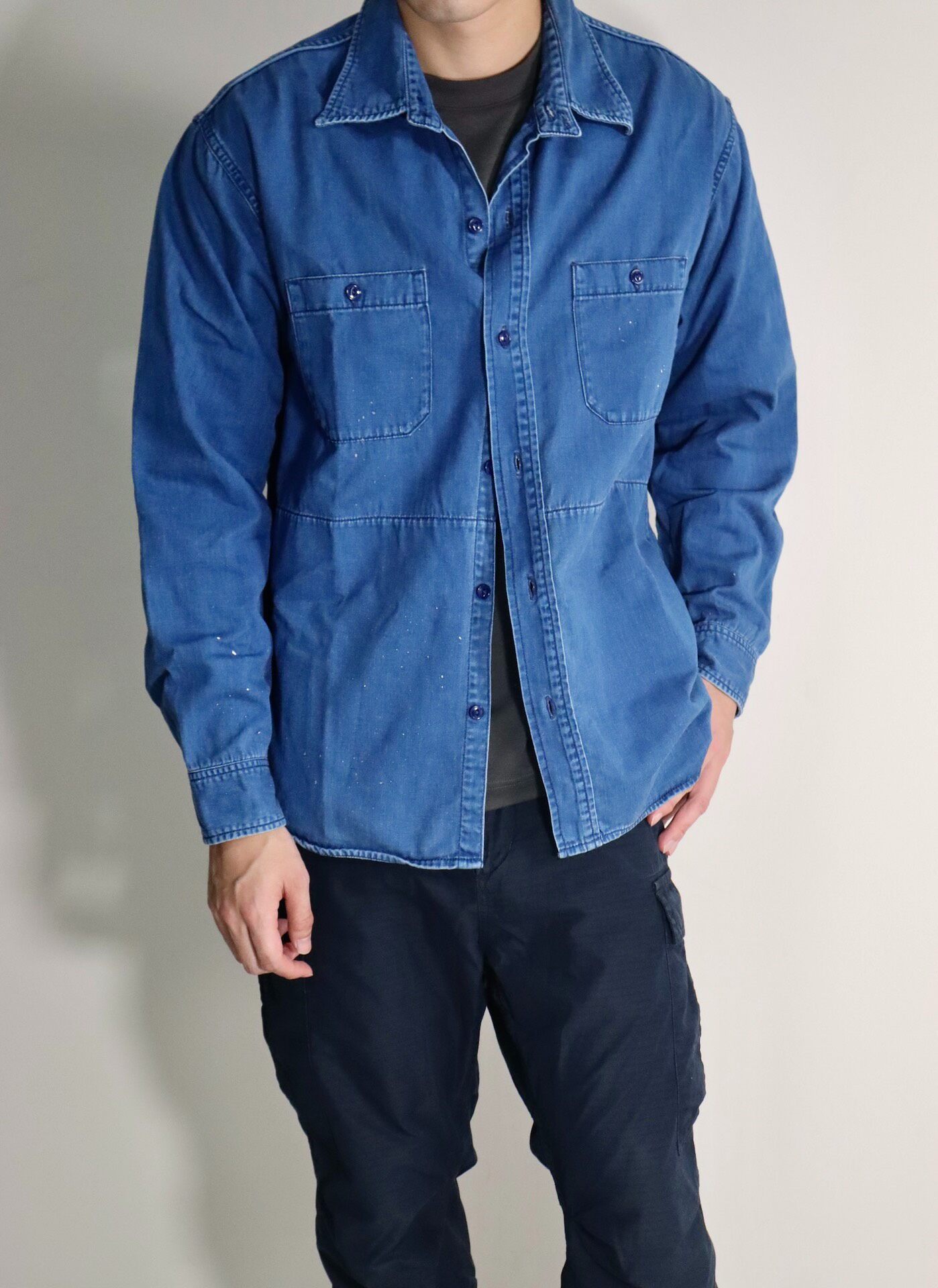 Neighborhood Indigo Work Shirt — front