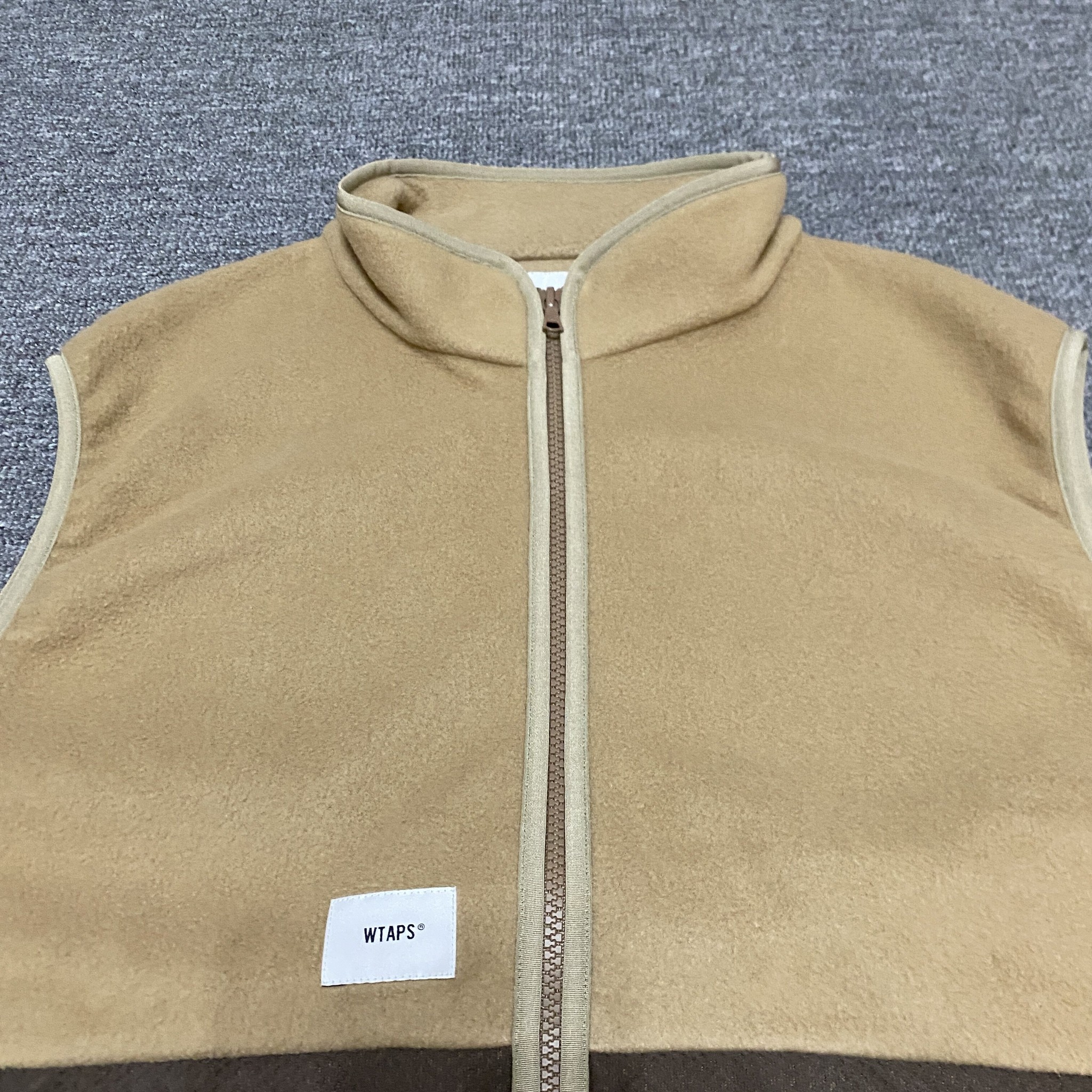 WTAPS 21AW WOZZY Zip Fleece Vest — back