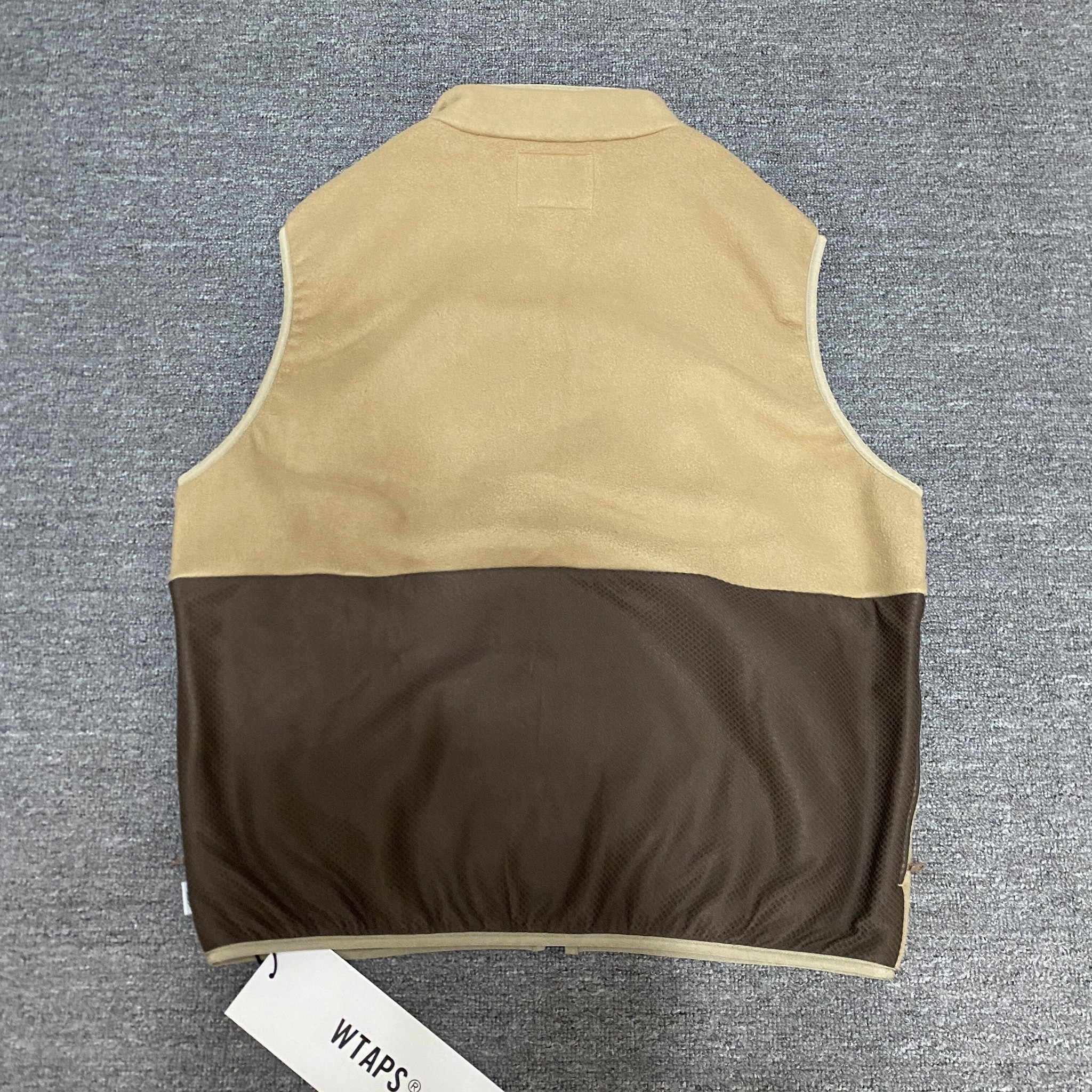 WTAPS 21AW WOZZY Zip Fleece Vest — detail