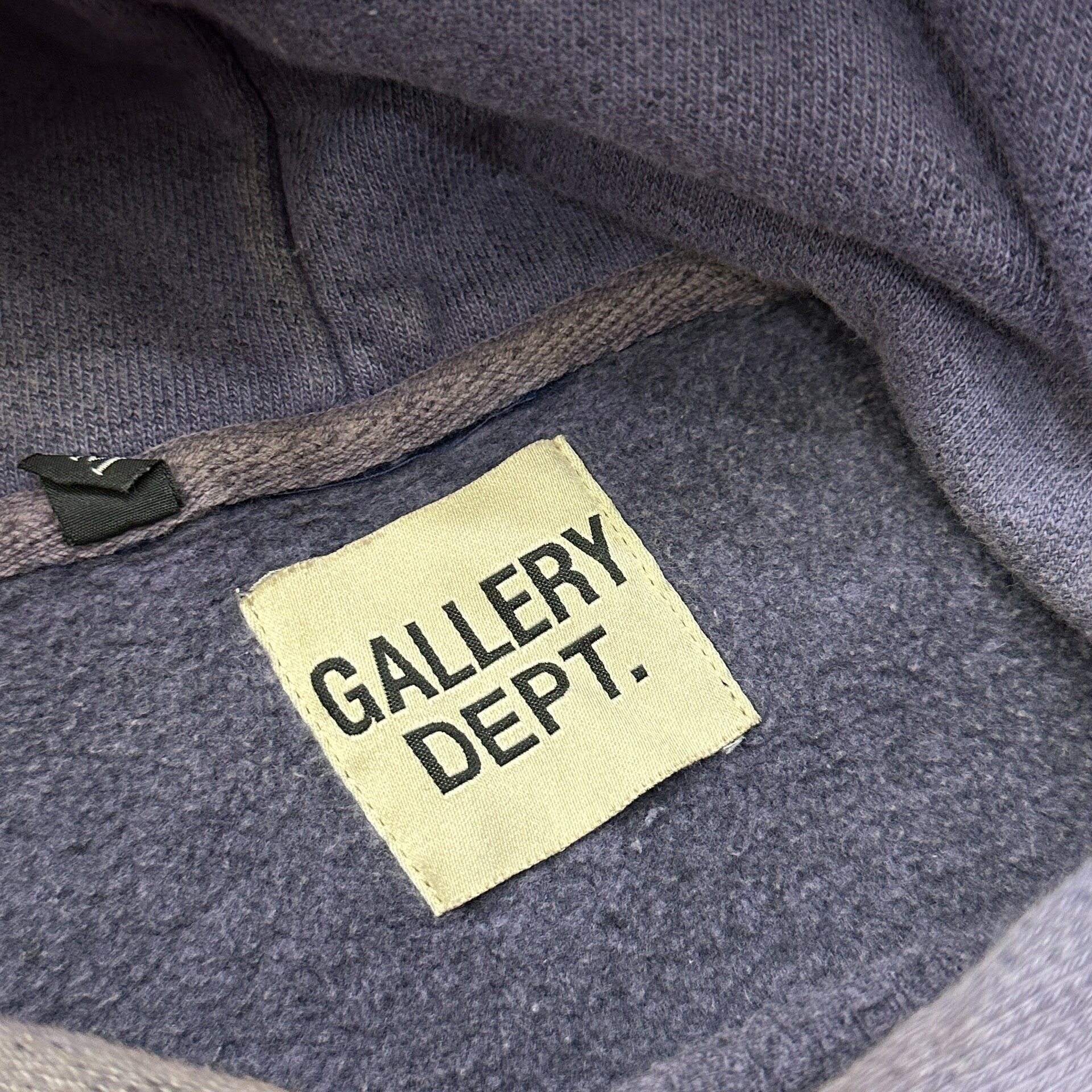 Gallery Dept Faded Purple Hoodie — back