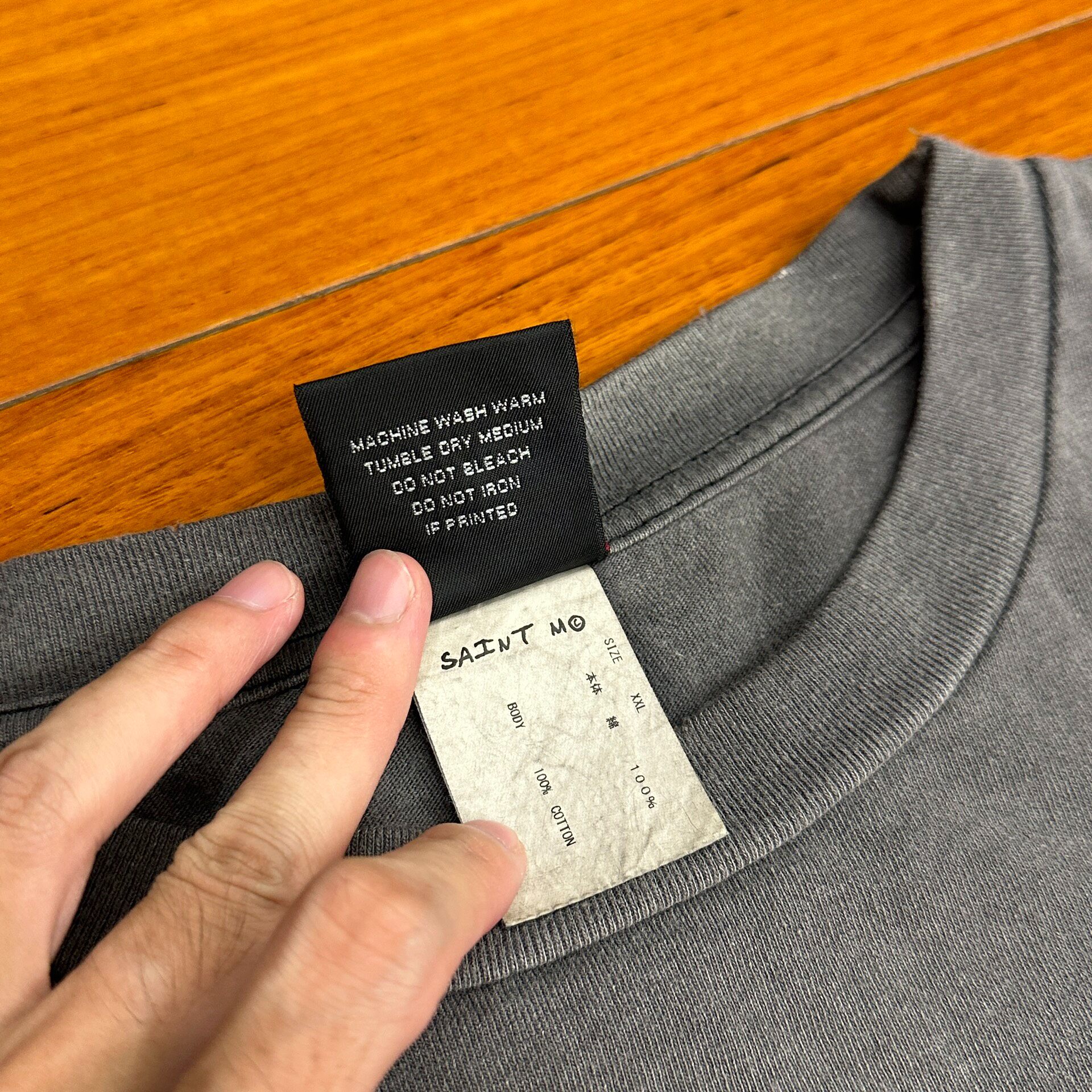 Saint Michael SS23 Long Sleeve — label