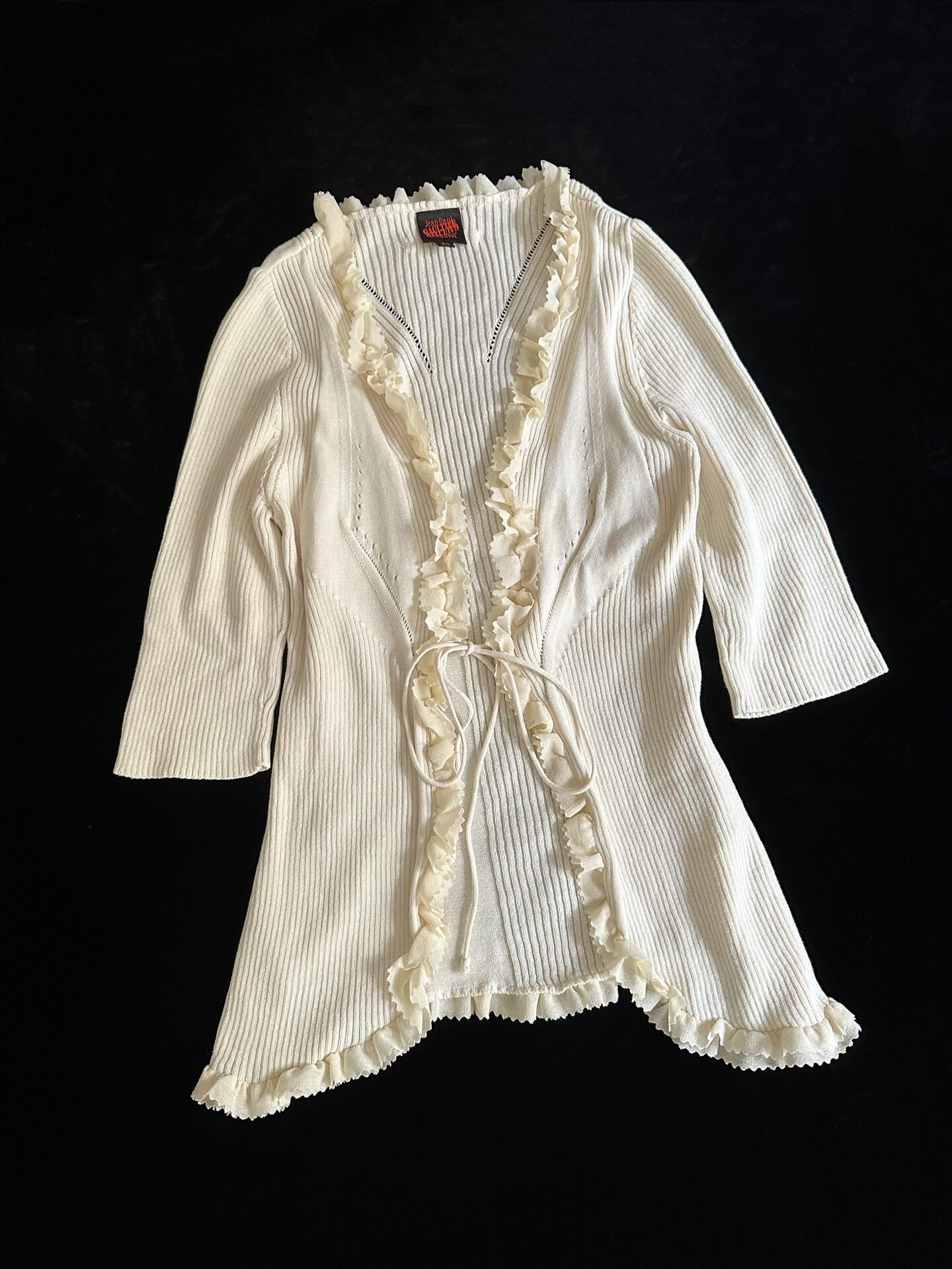 Jean Paul Gaultier Vintage Ruffled Cardigan