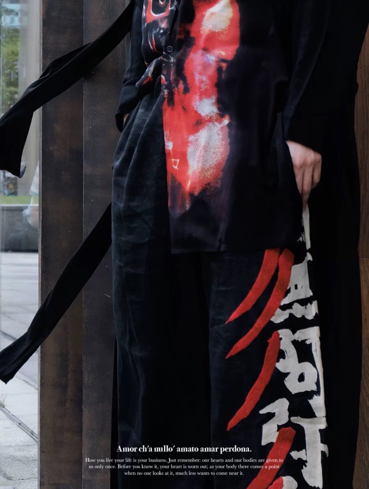 Yohji Yamamoto 18ss Wide-Leg Pants — label