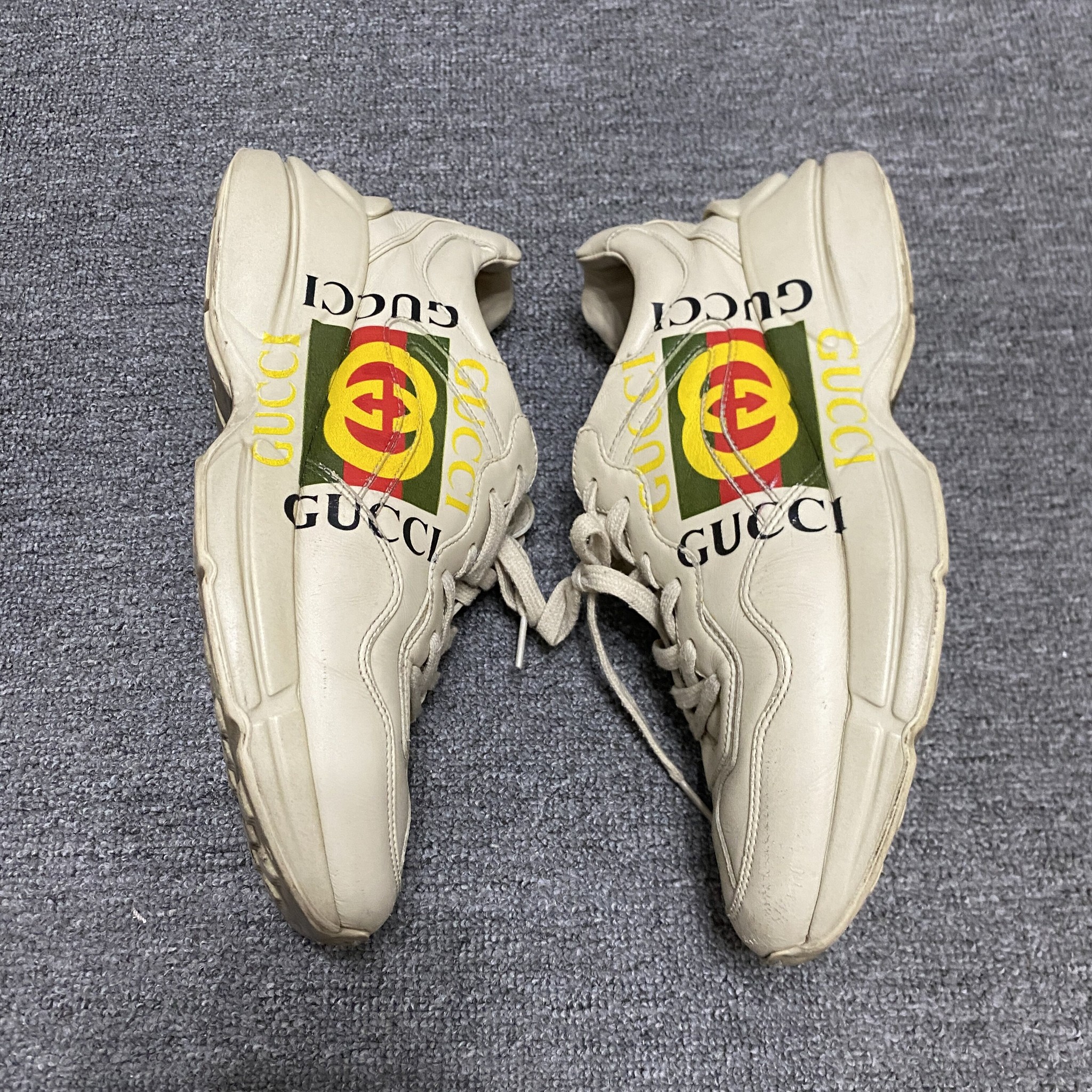Gucci Rhyton Off-White Sneakers — back