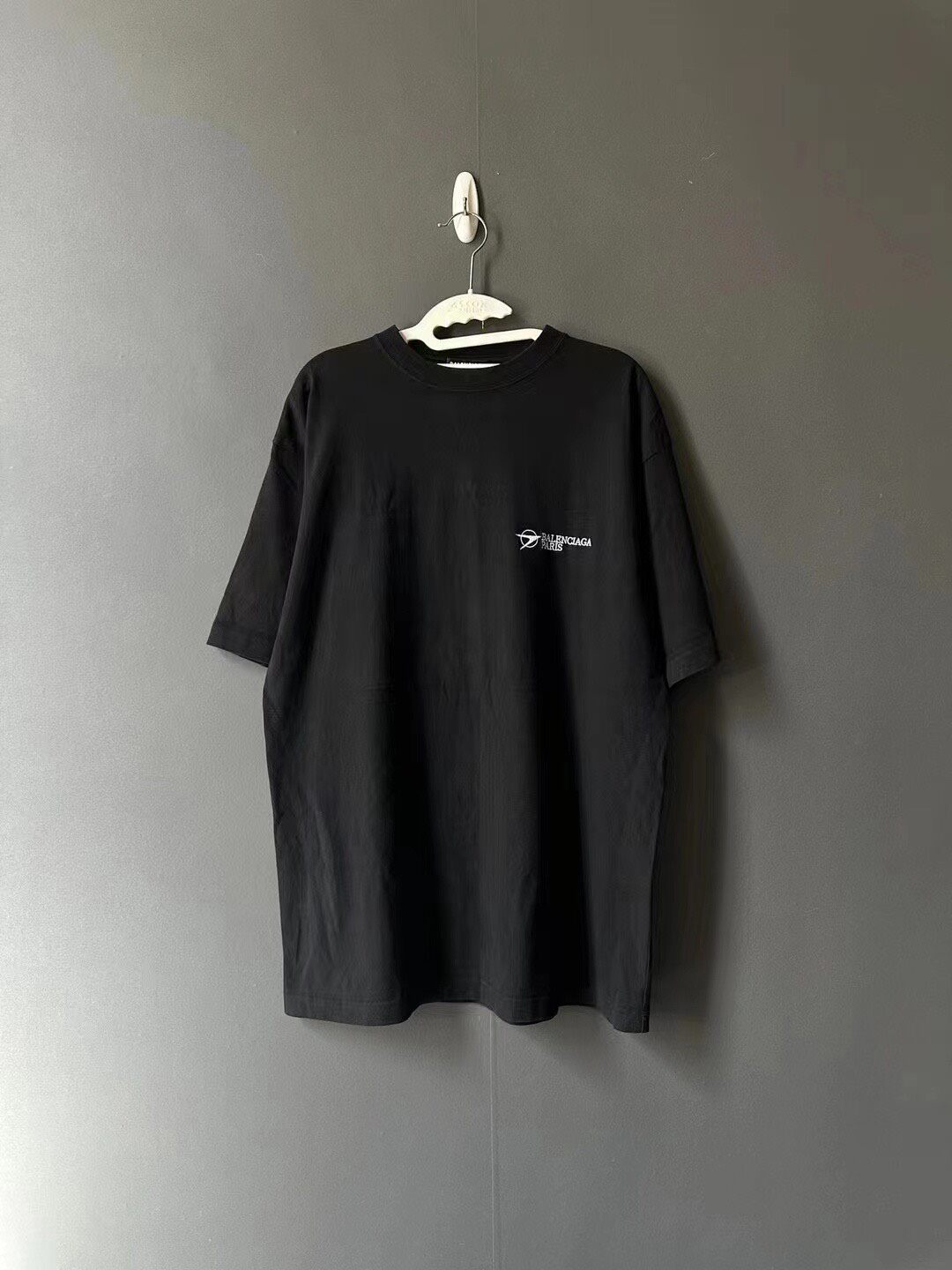 Balenciaga Black Short Sleeve Arrow Tee