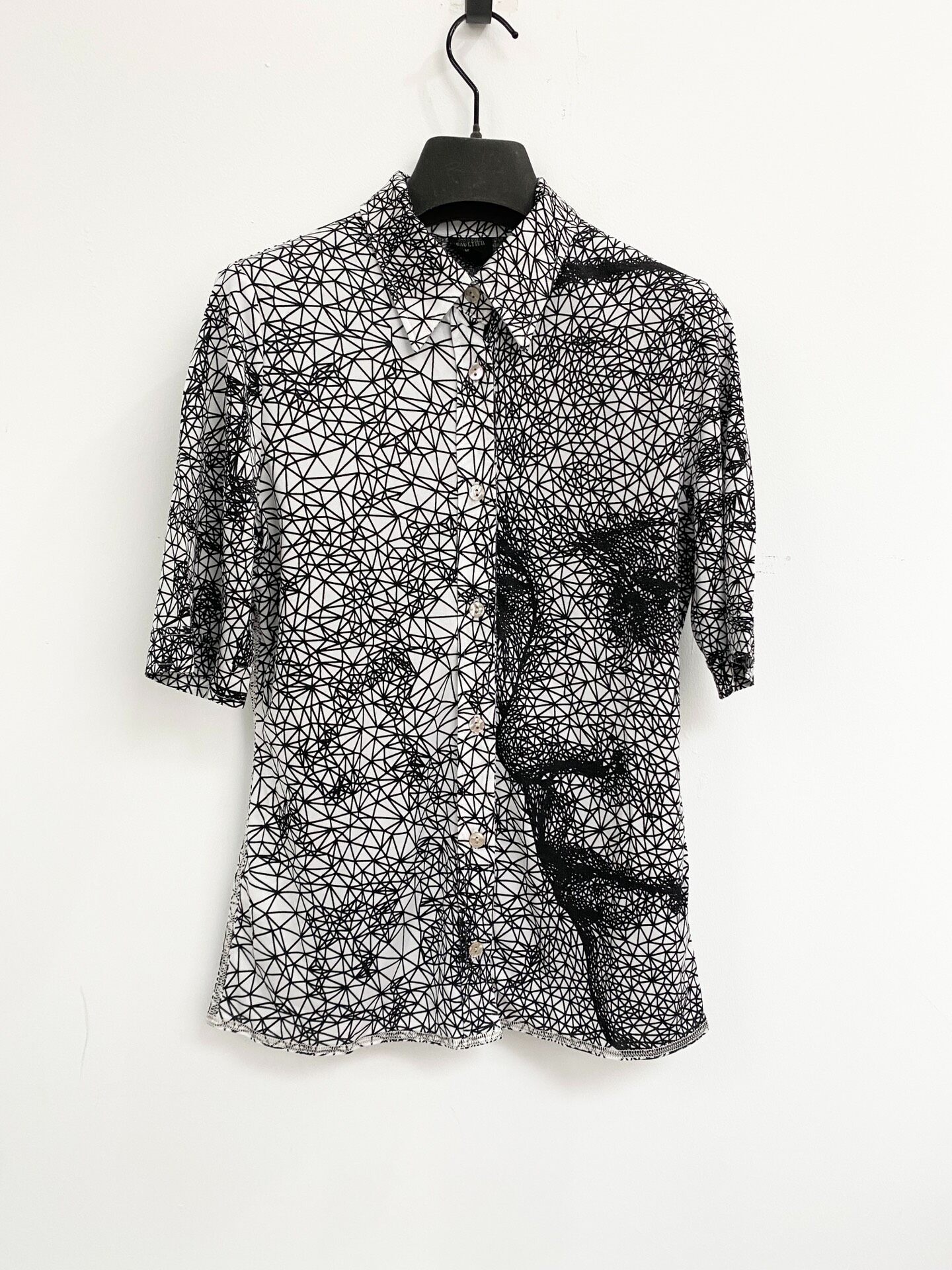 Jean Paul Gaultier 2001 Geometric S/S Shirt