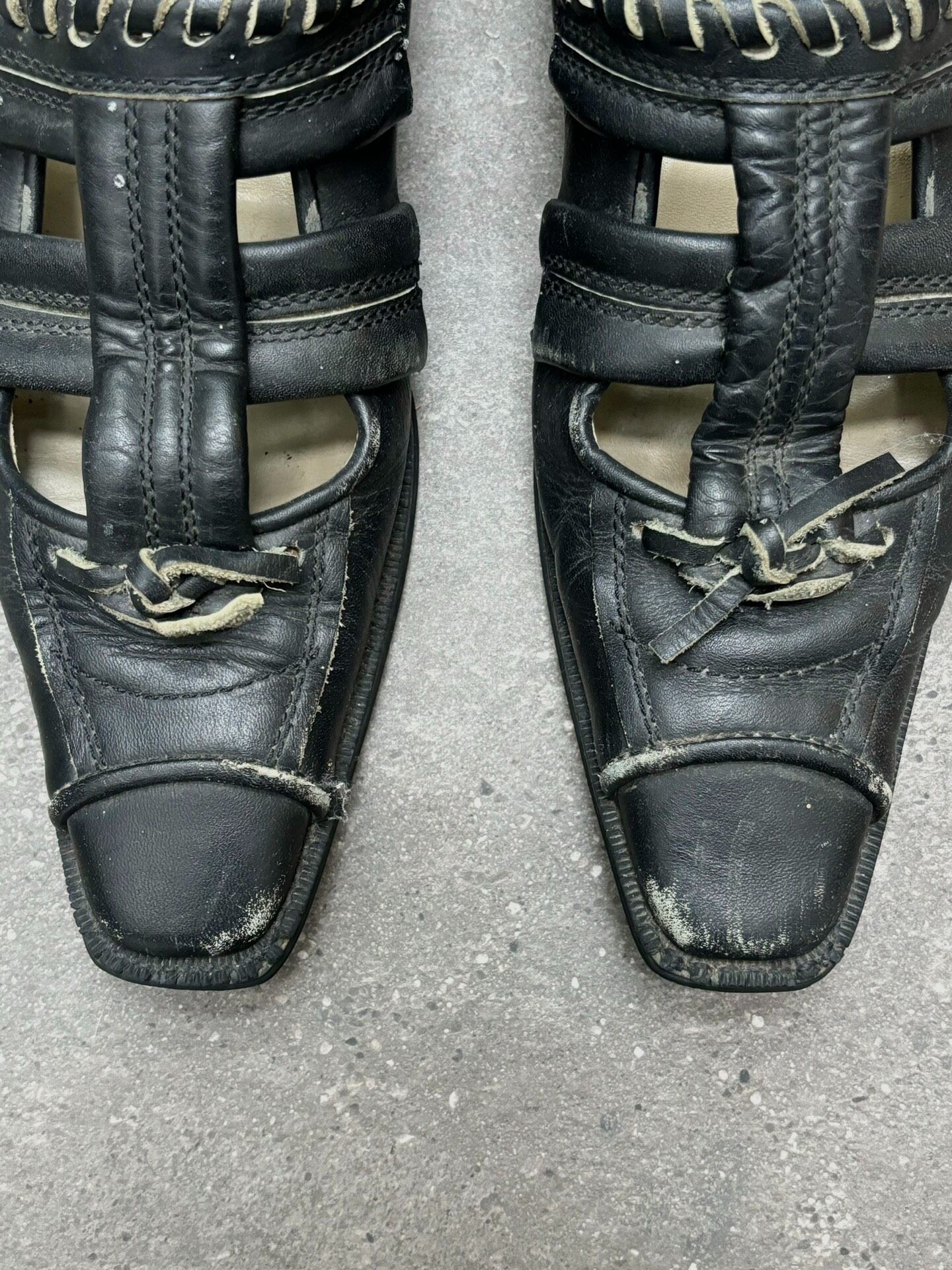 Comme Des Garcons S/S05 Rope Knot Shoes — back